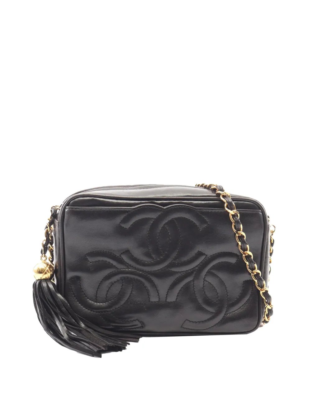 1994-1996 Triple CC Lambskin Tassel Camera Bag crossbody bag