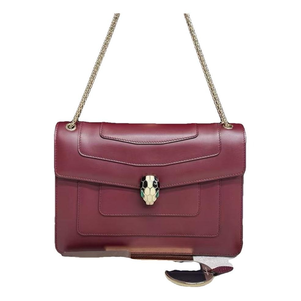 Serpenti leather crossbody bag