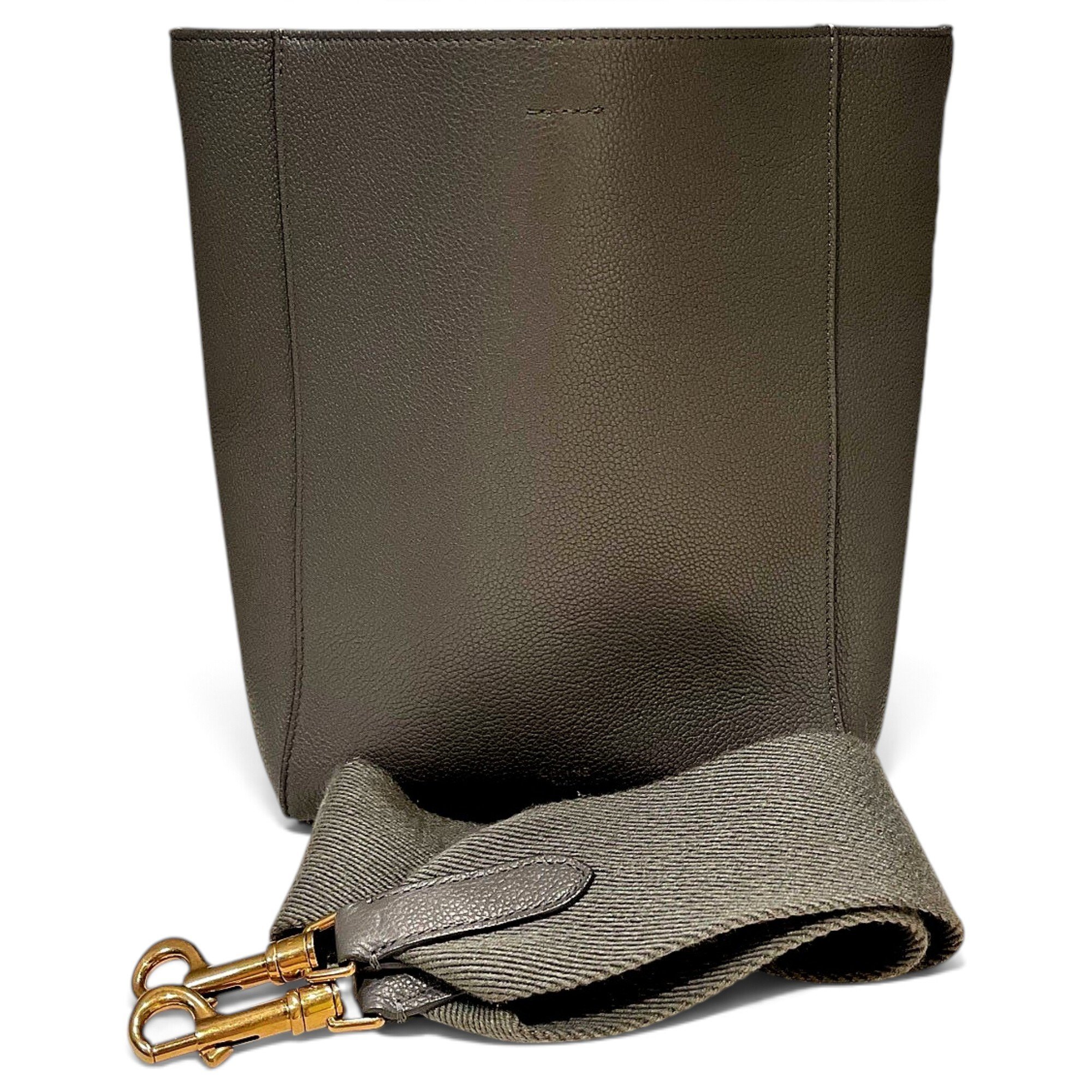 Seau Sangle leather handbag