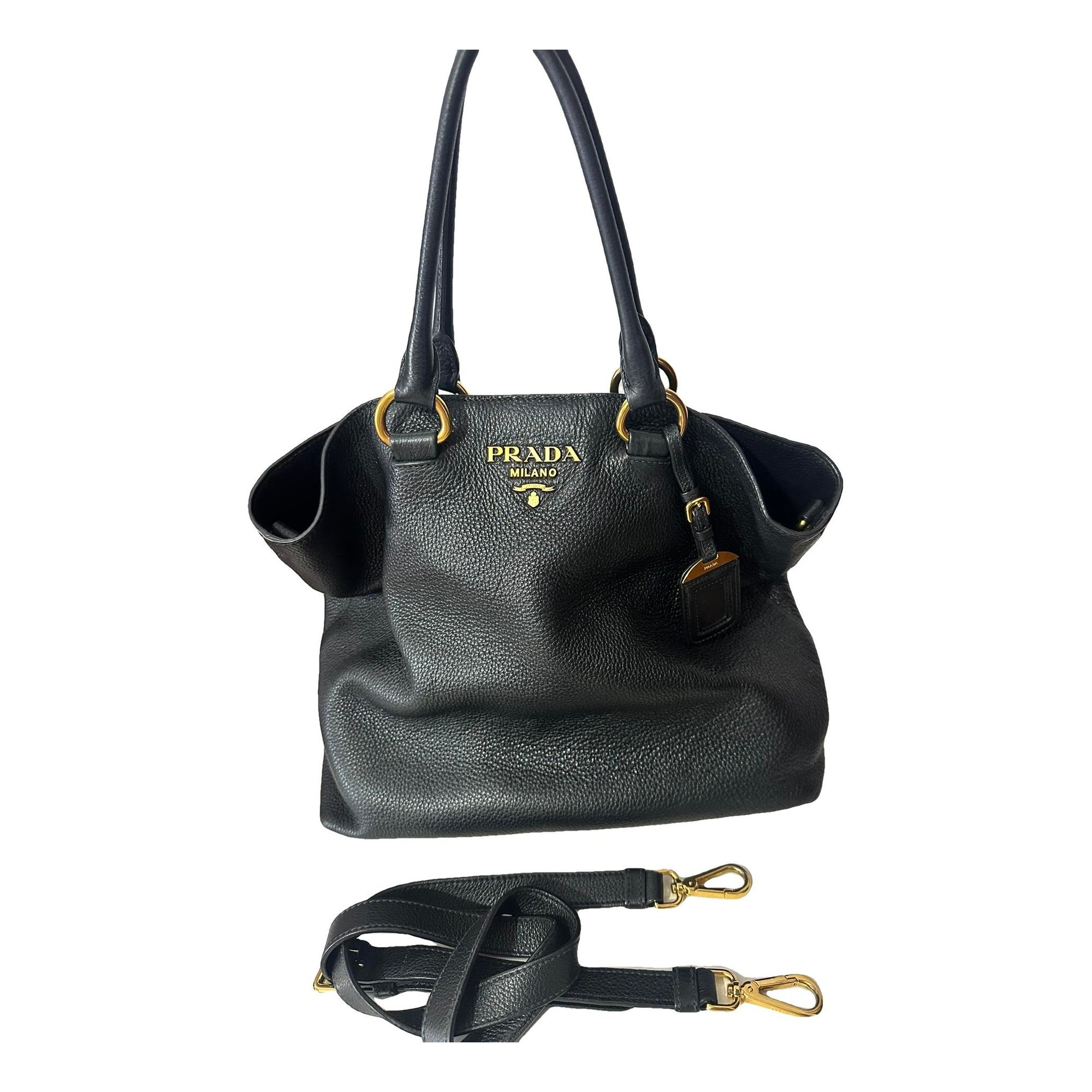 Leather tote