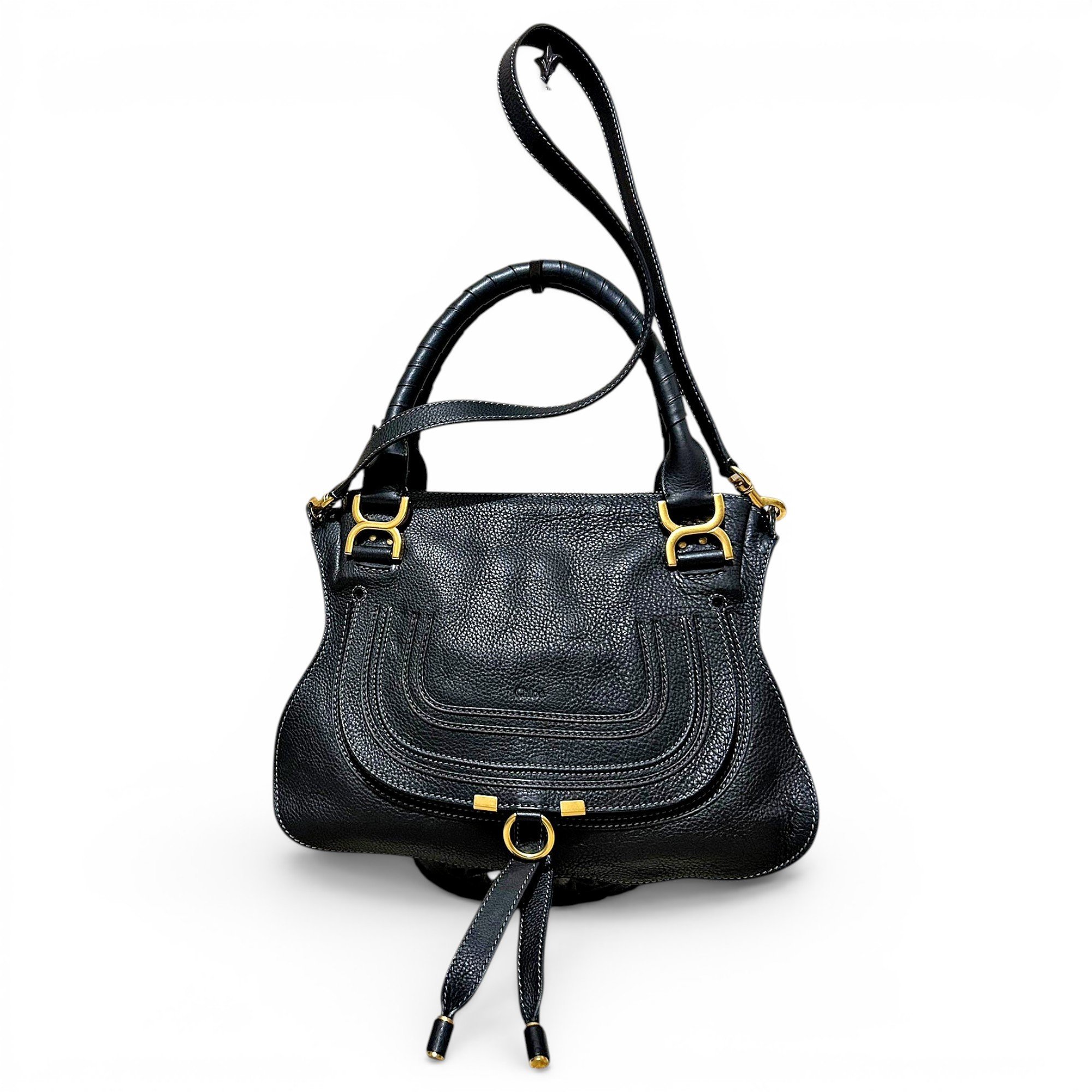 Marcie leather handbag