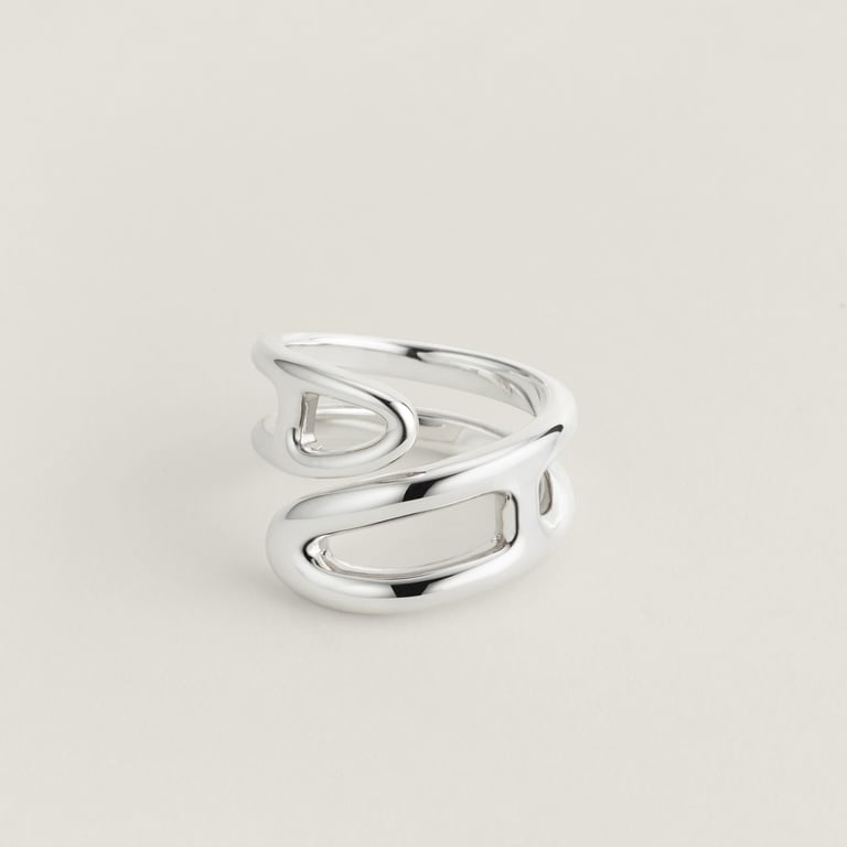 Bague Chaîne d'ancre Punk, petit modèle