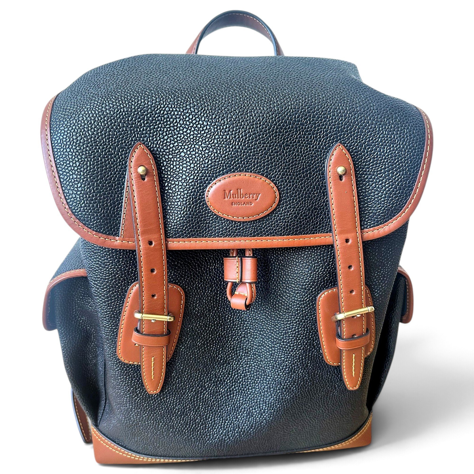 Vegan leather backpack