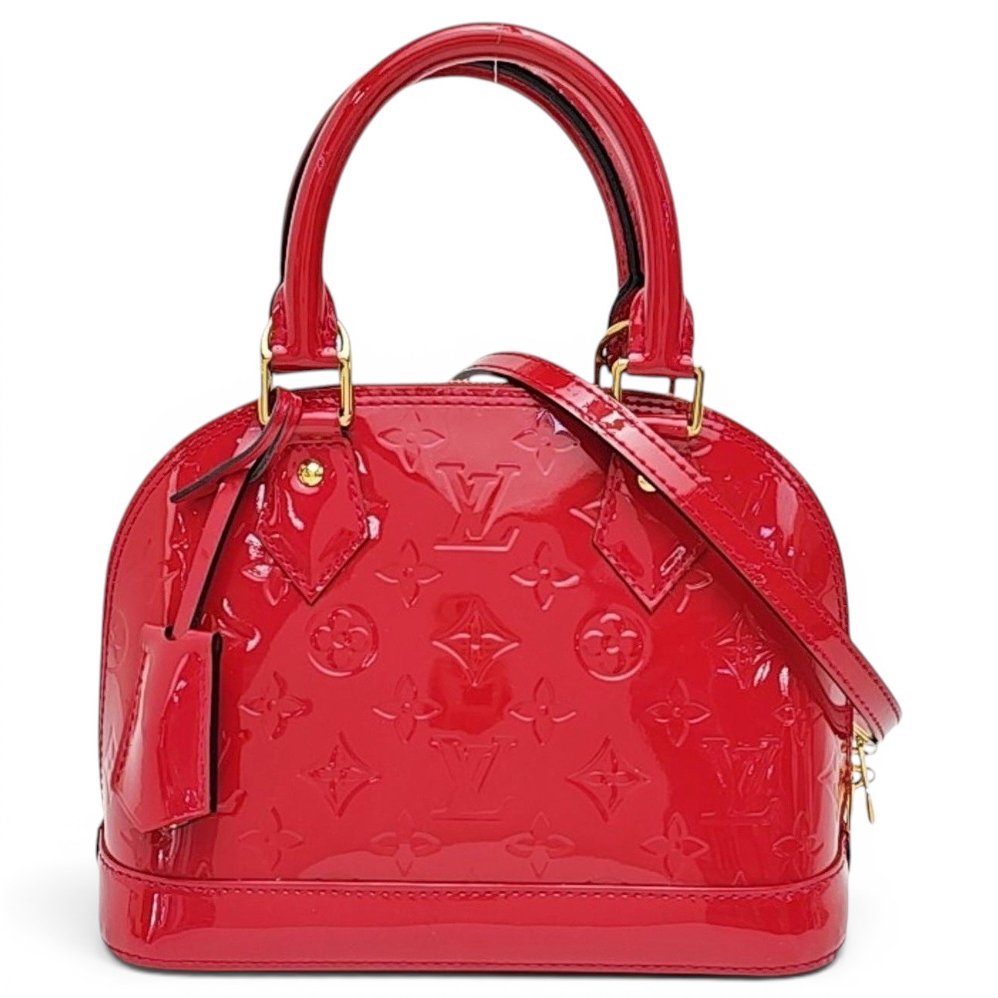 Alma patent leather handbag