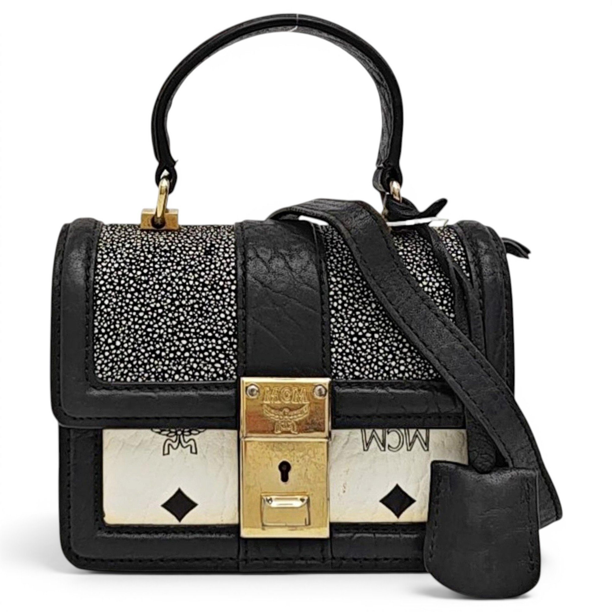 Leather handbag