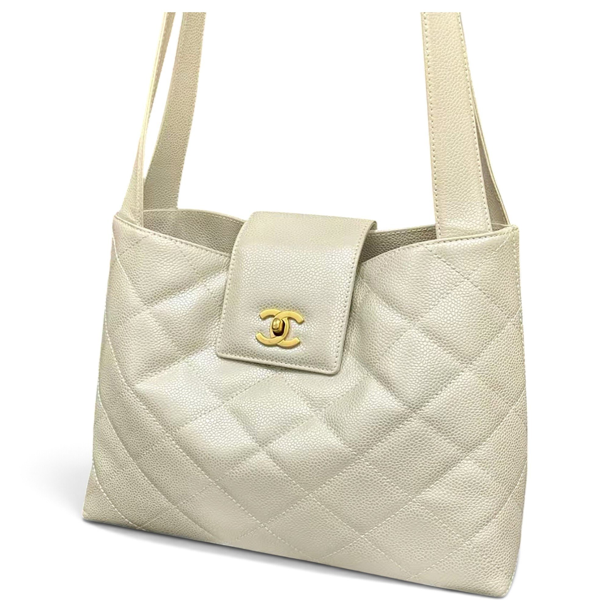 Leather tote