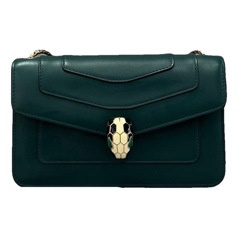 Serpenti leather handbag