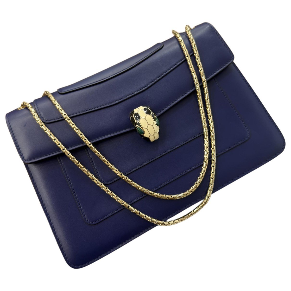 Bvlgari Serpenti leather handbag