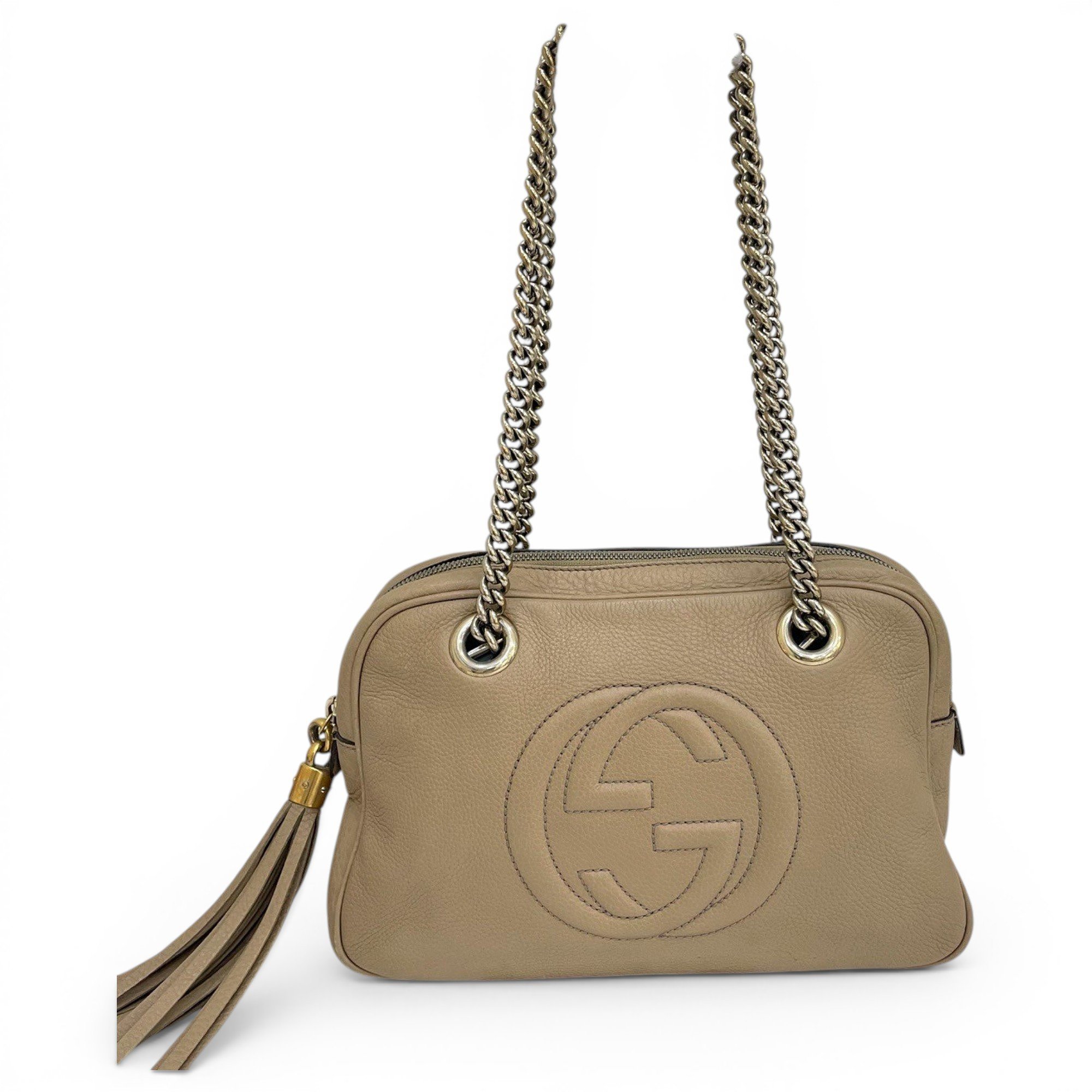 Soho Double Chain leather handbag
