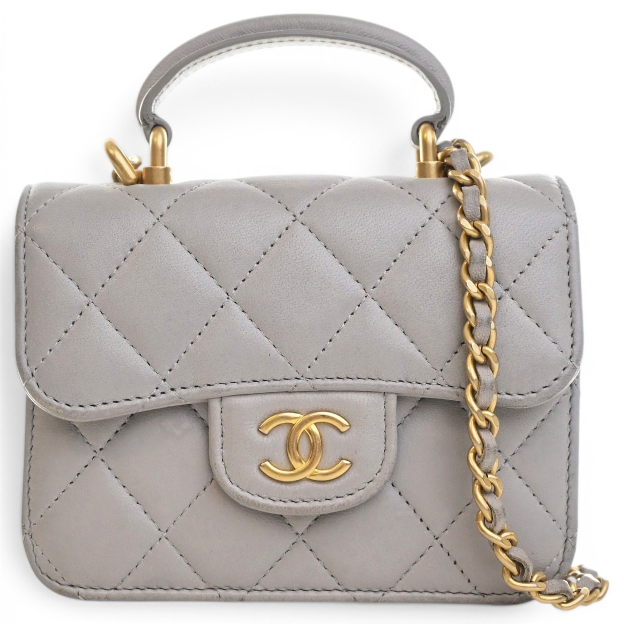 Leather mini bag