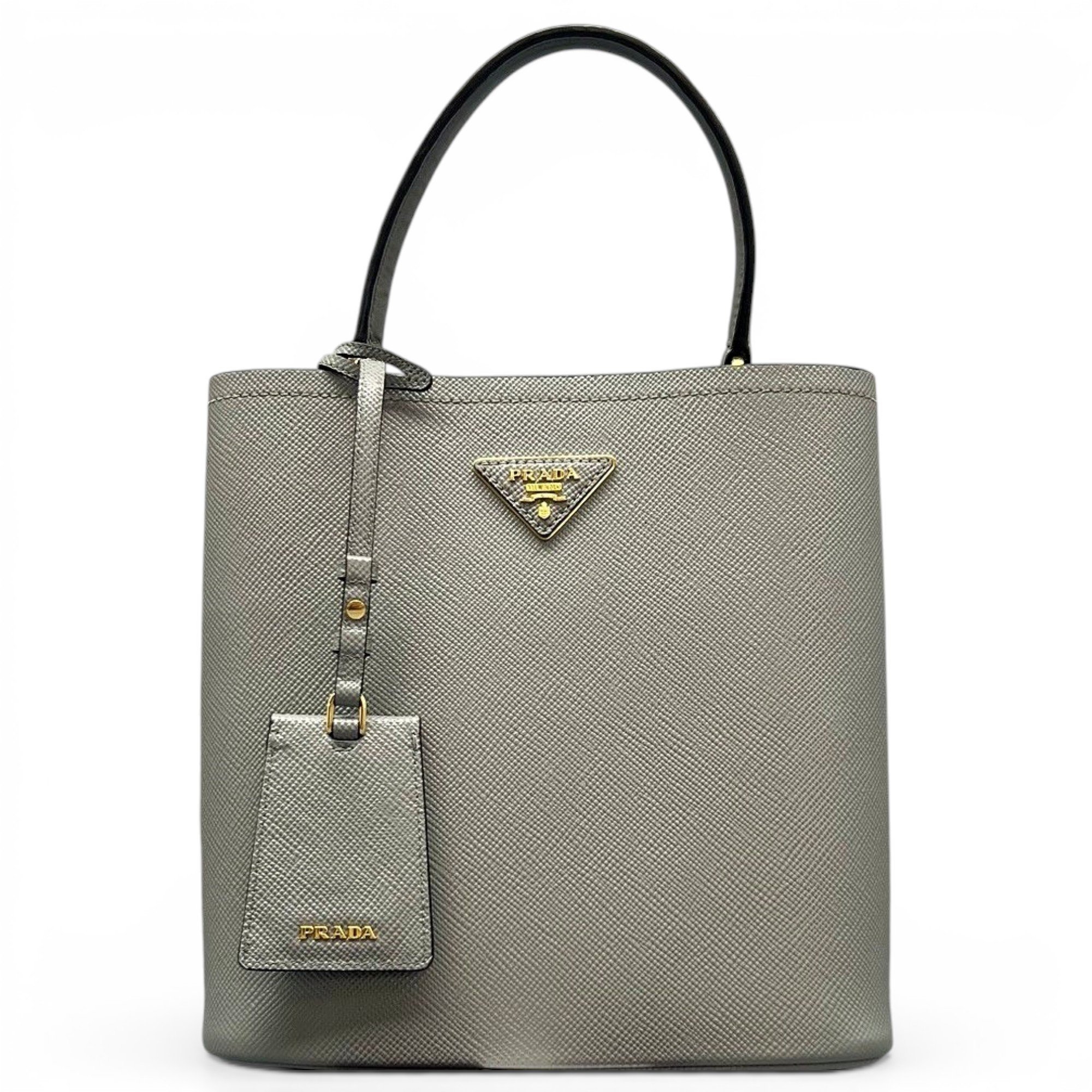 Panier leather handbag