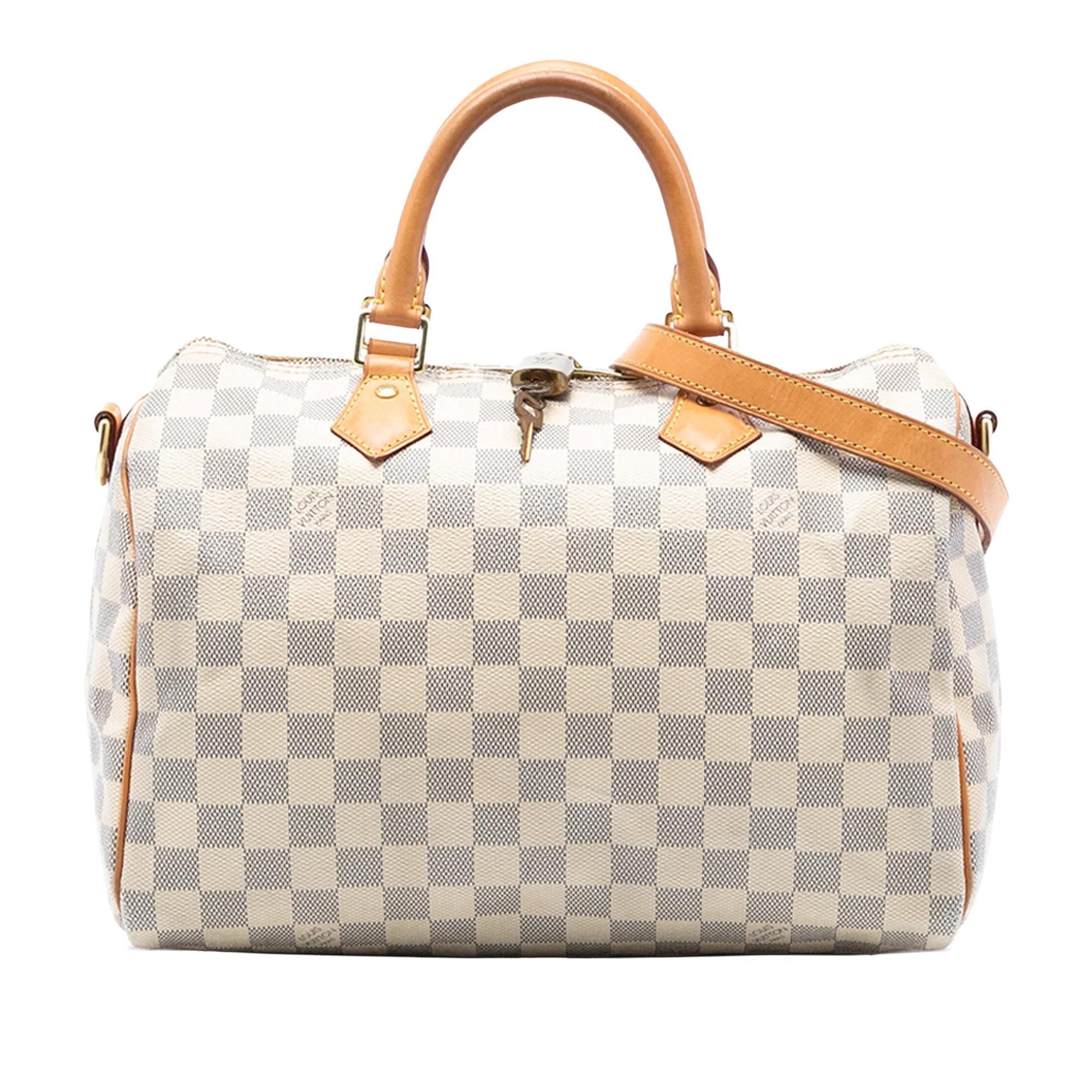 Louis Vuitton Speedy leather satchel