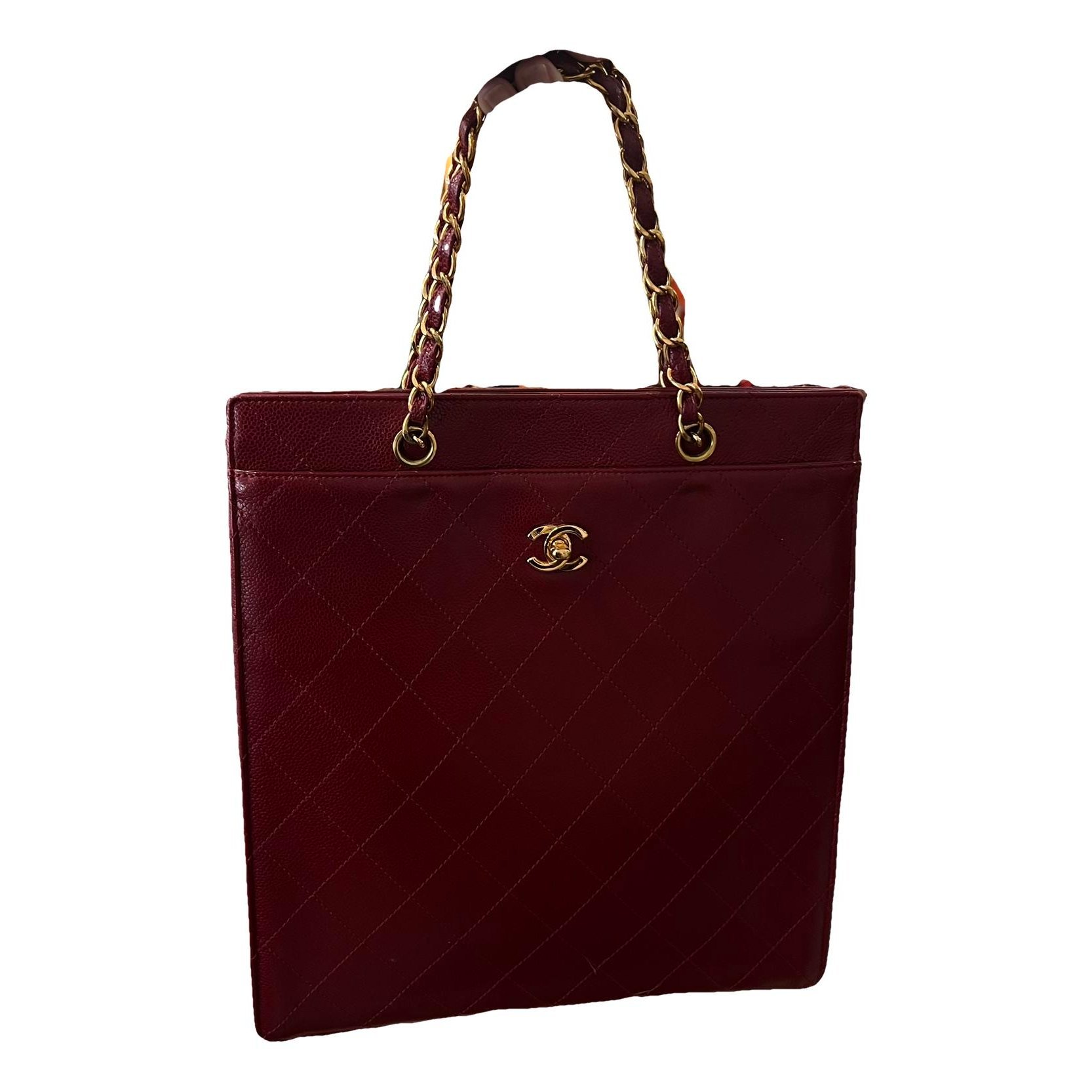 Leather handbag