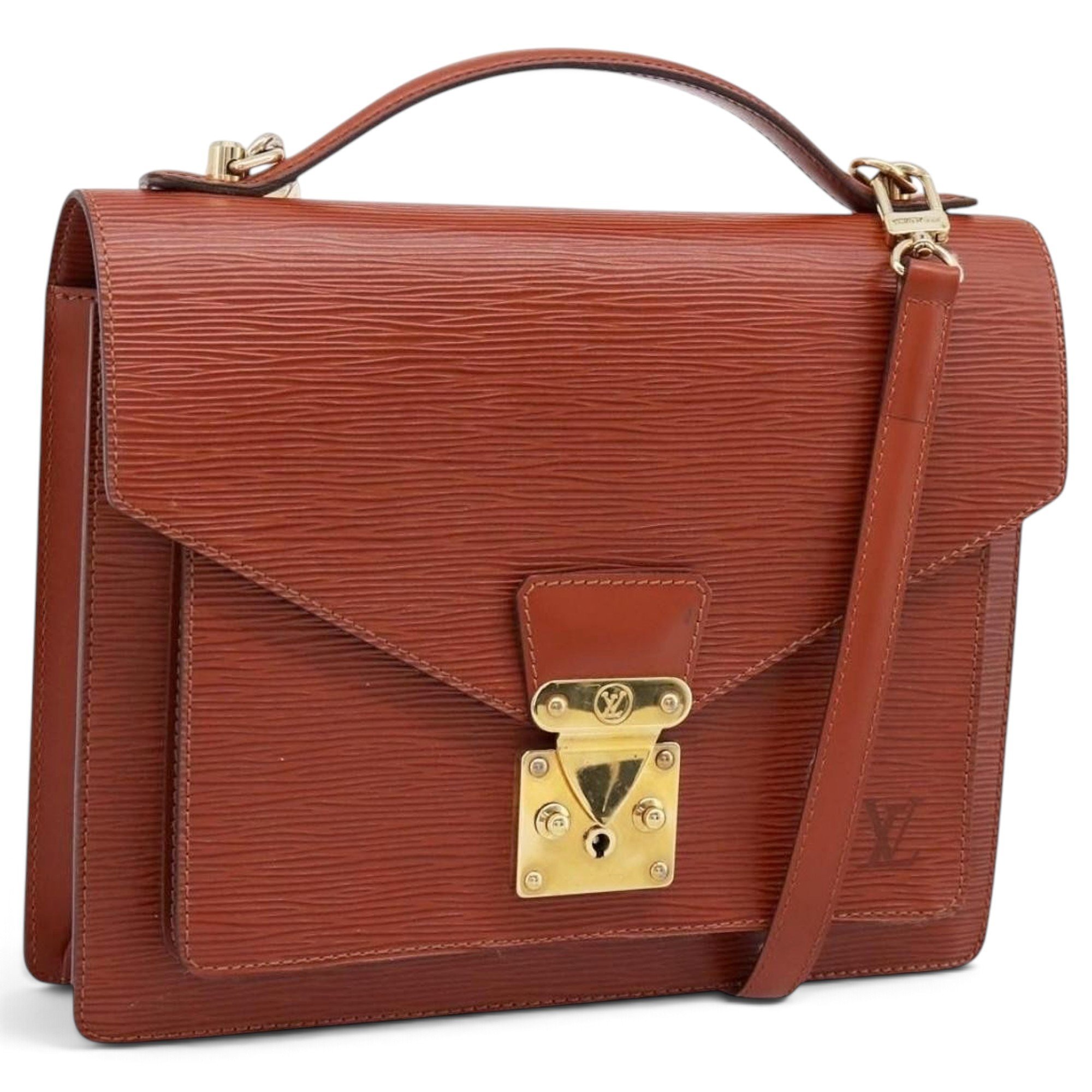 Monceau leather satchel