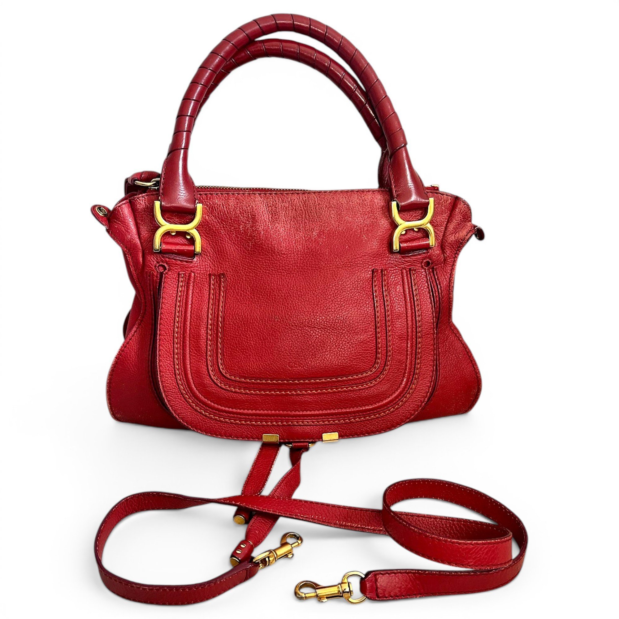 Marcie leather handbag