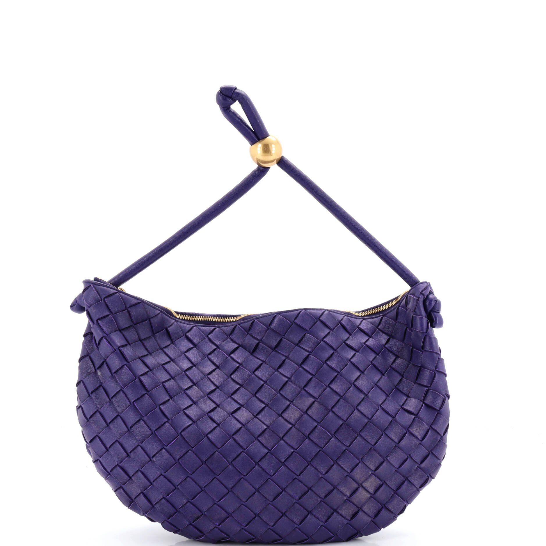 Turn Pouch Intrecciato Nappa Medium