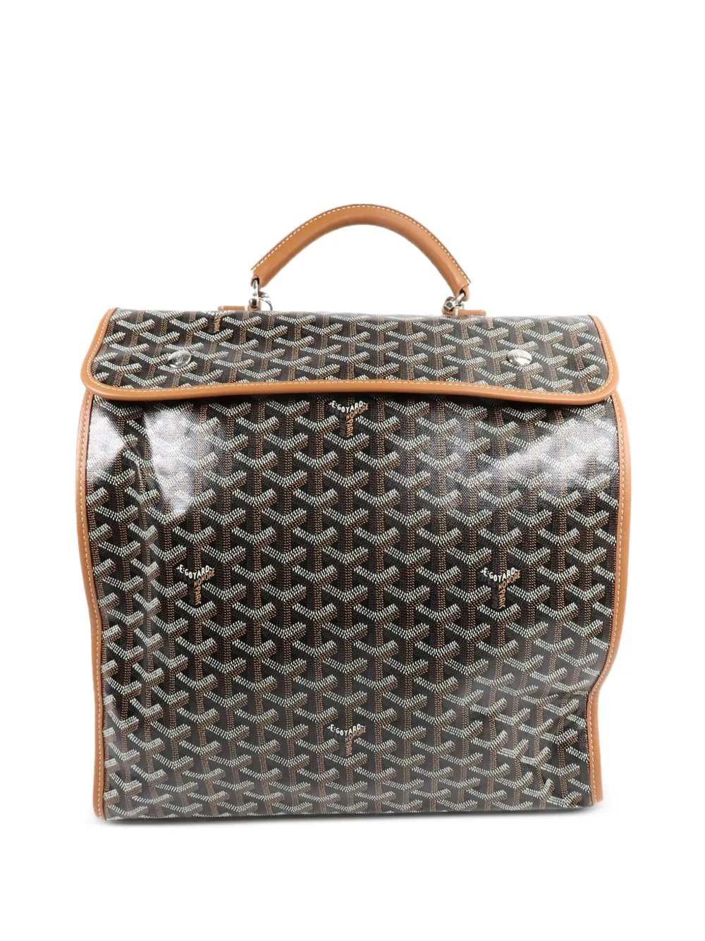 Saint Leger coated canvas backpack