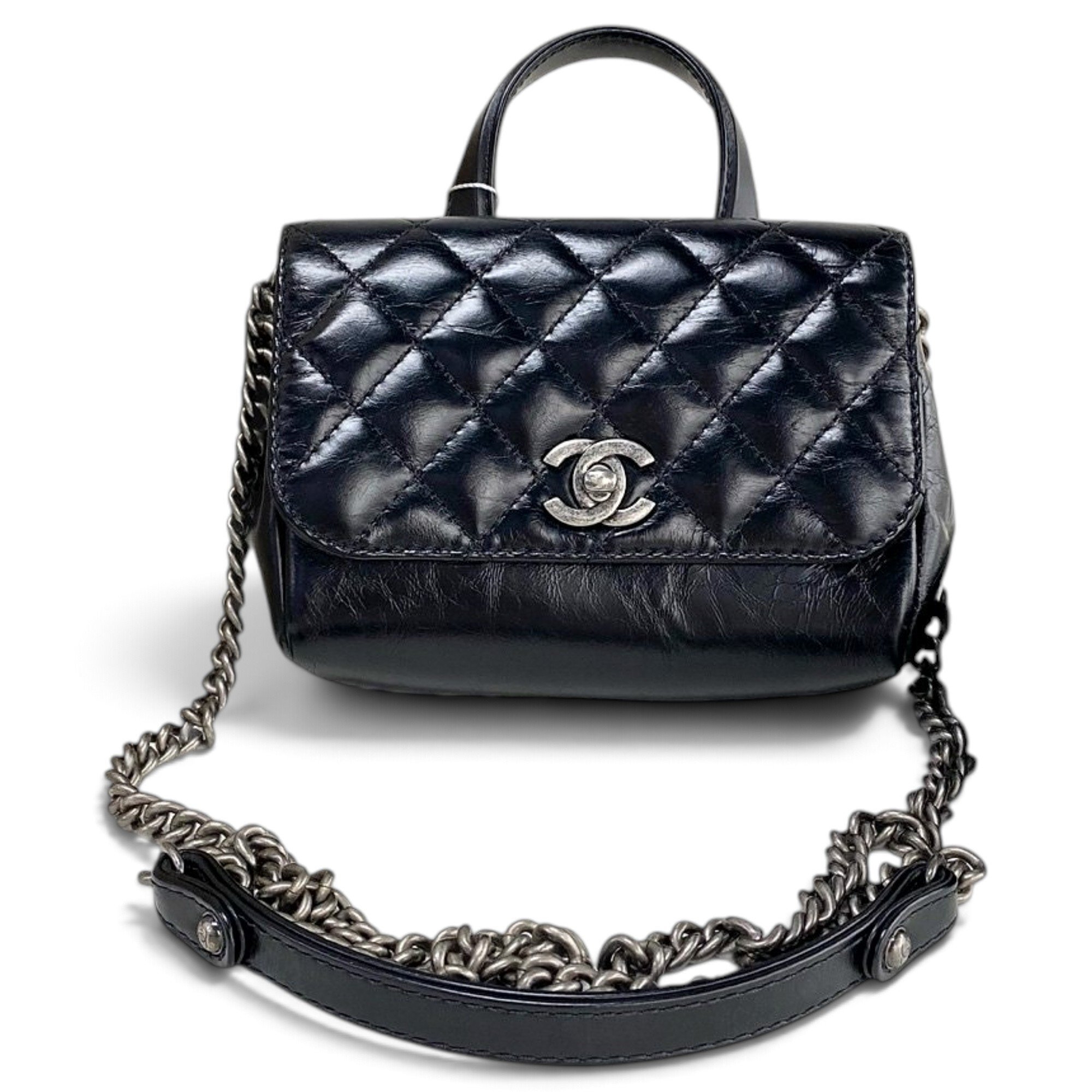 Leather handbag
