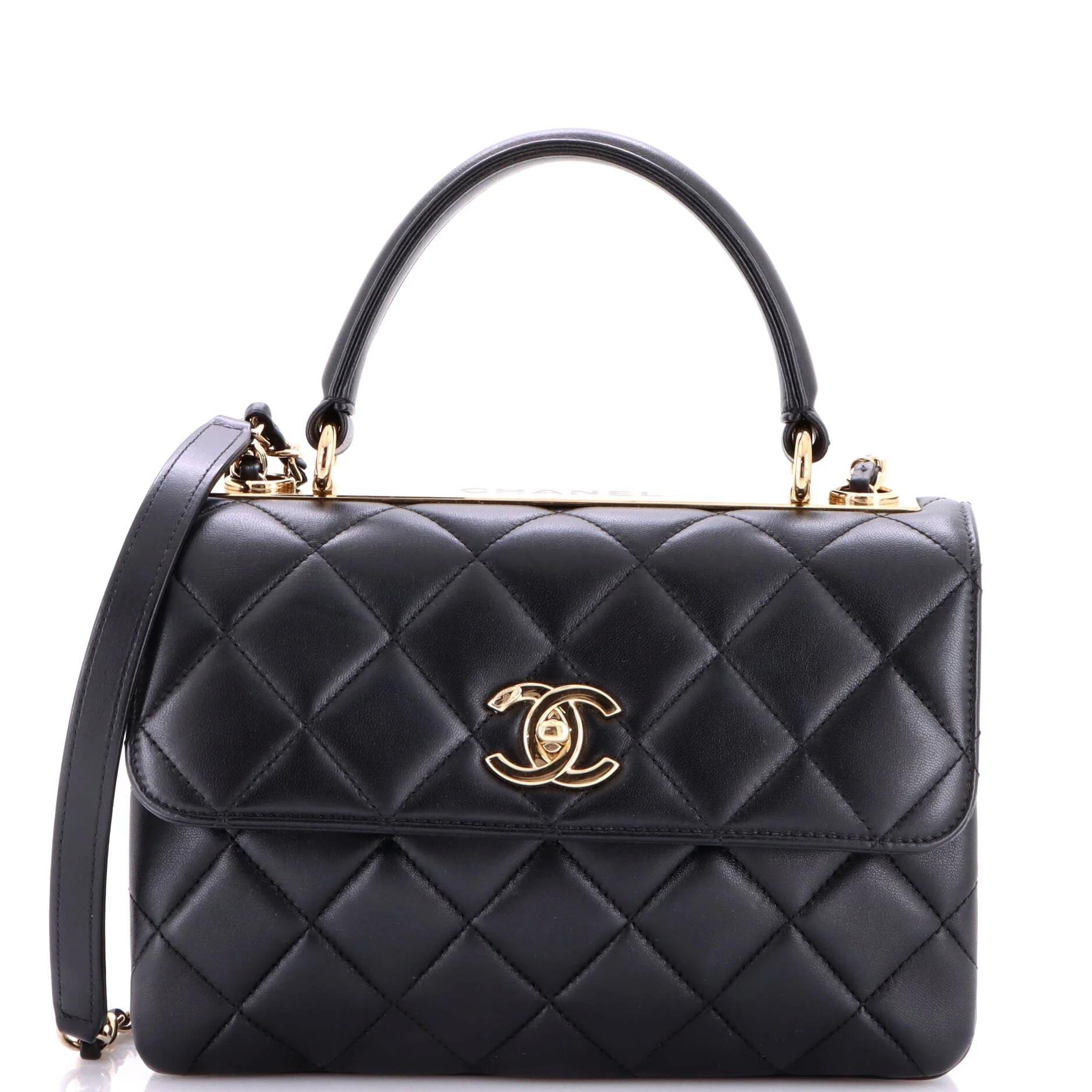Chanel Trendy CC Top Handle leather handbag
