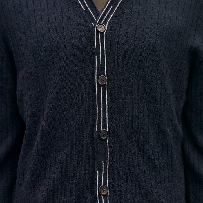 Marine "Detail Etriviere Alpaga" Cardigan