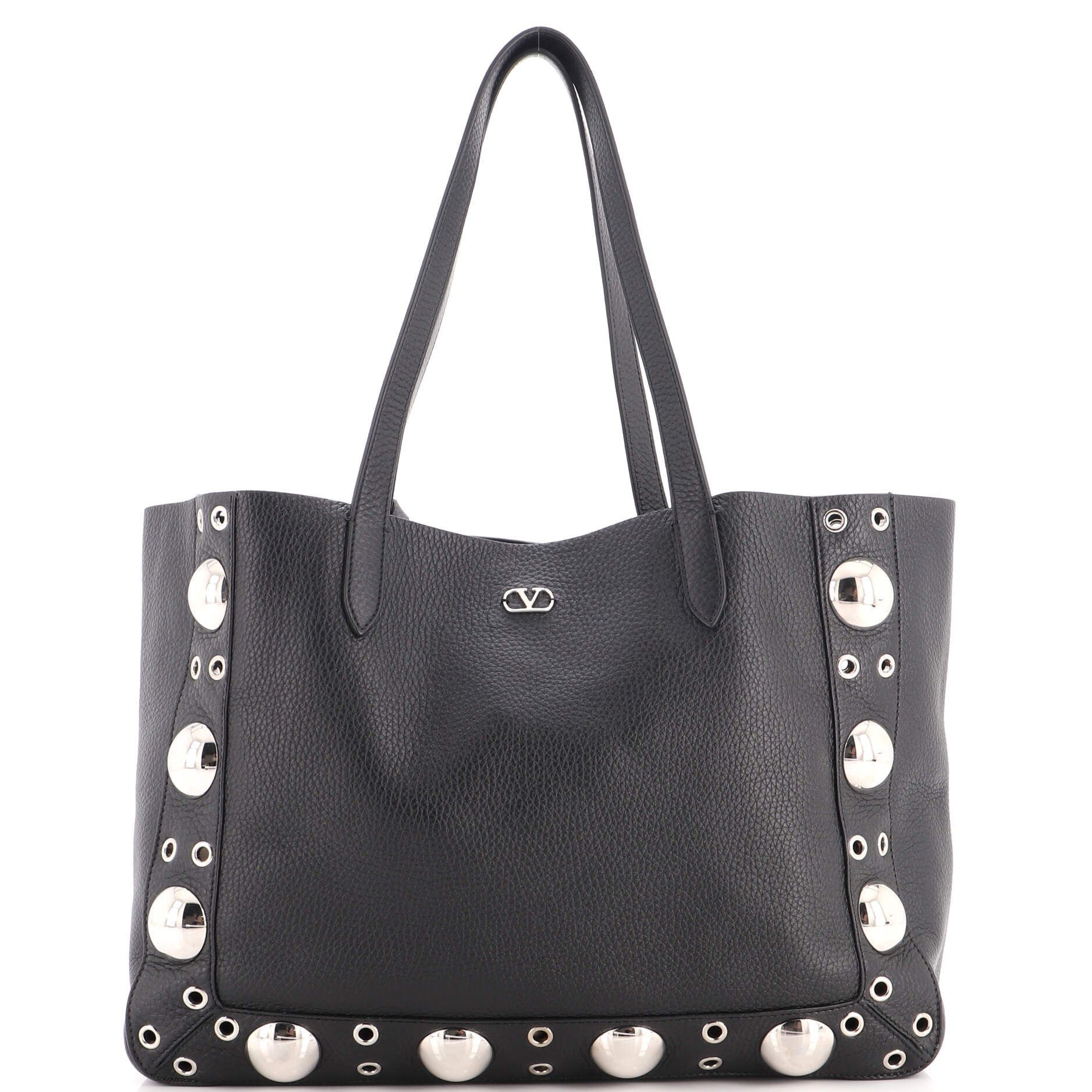Nellcote Tote Bag Studded Leather Medium