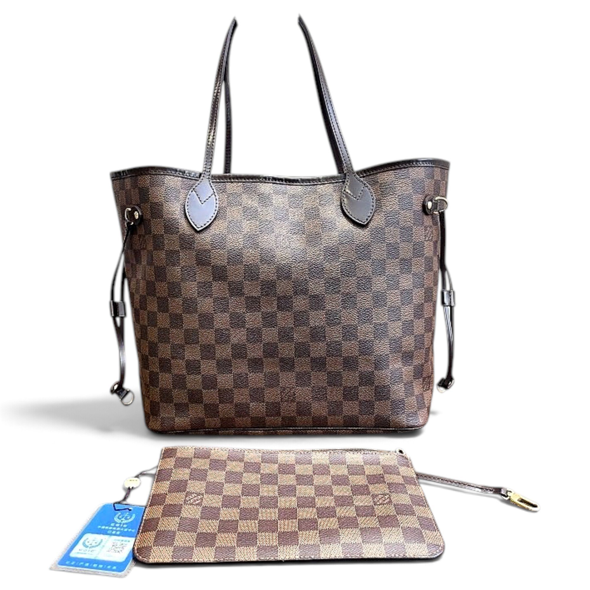 Neverfull leather tote