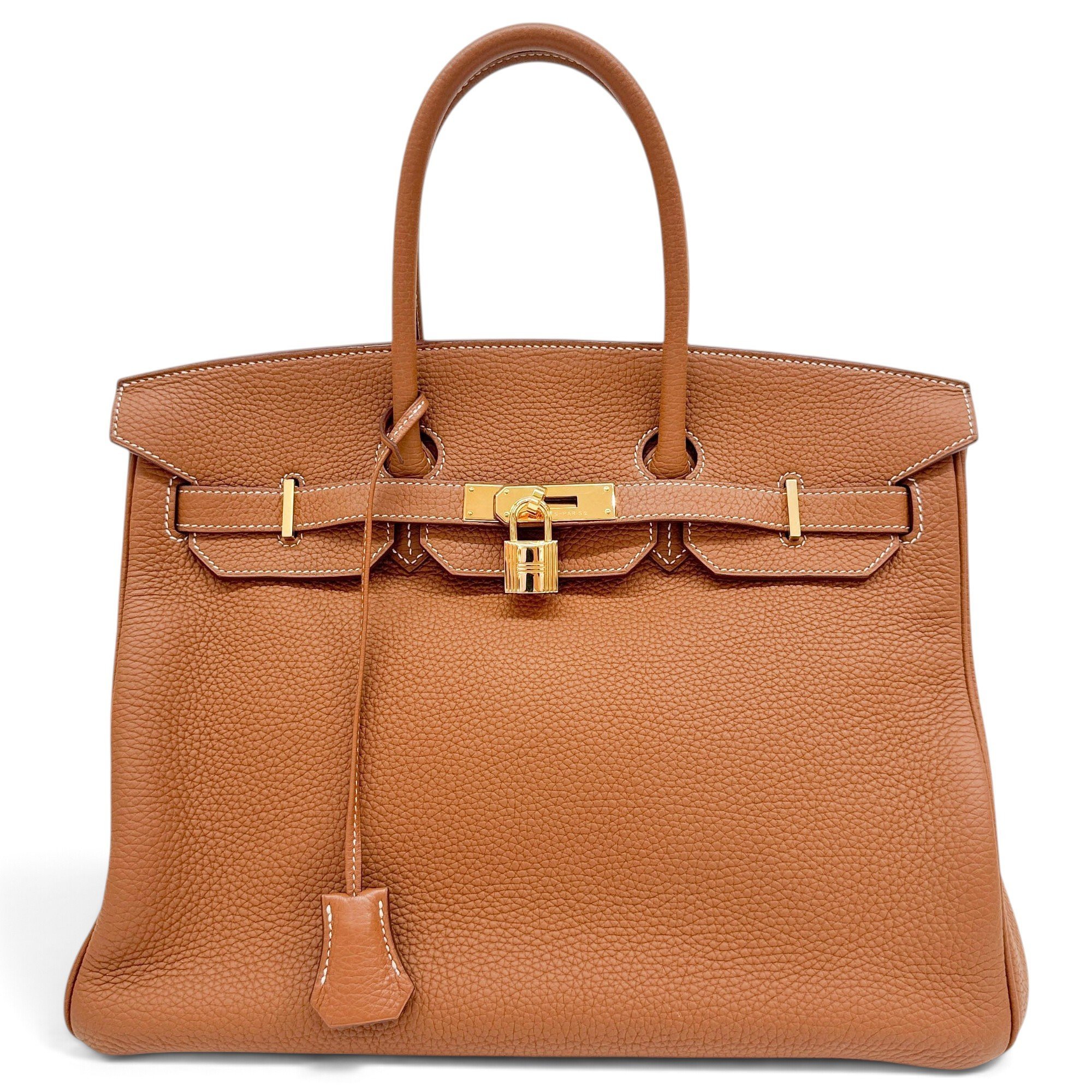 Birkin 35 leather handbag