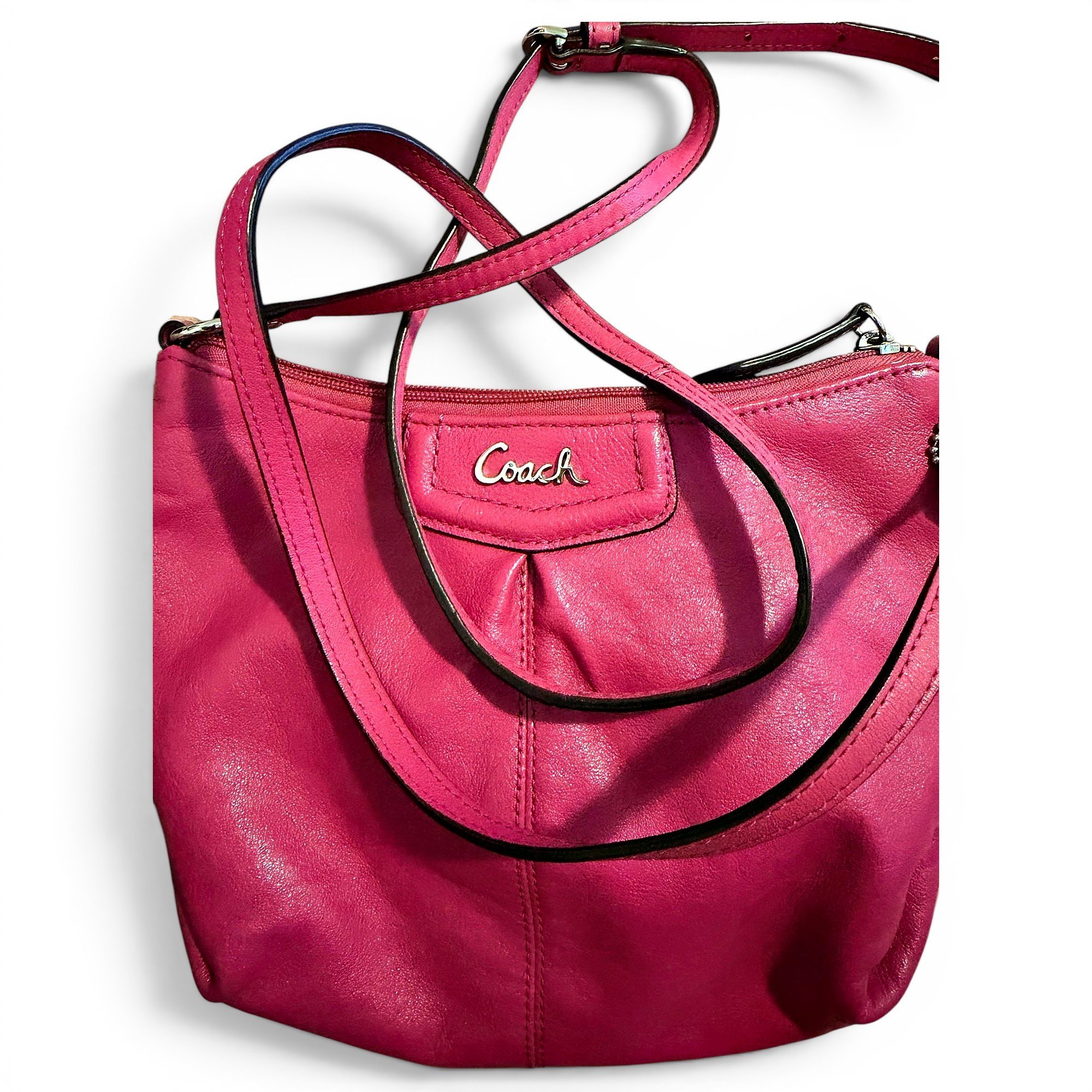 Canvas Courier Crossbody leather crossbody bag
