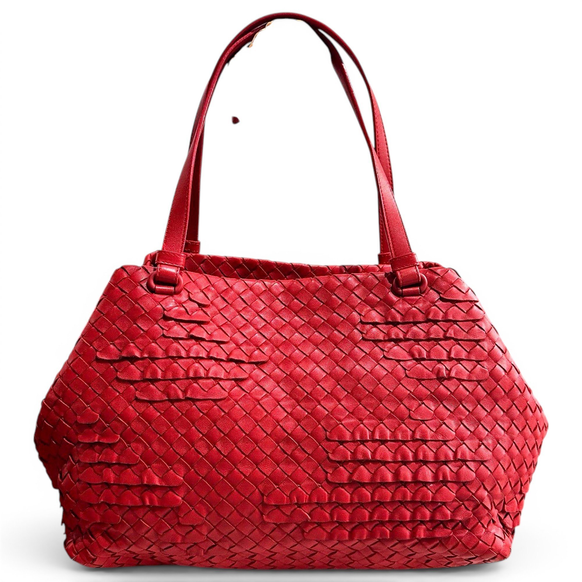 Leather tote