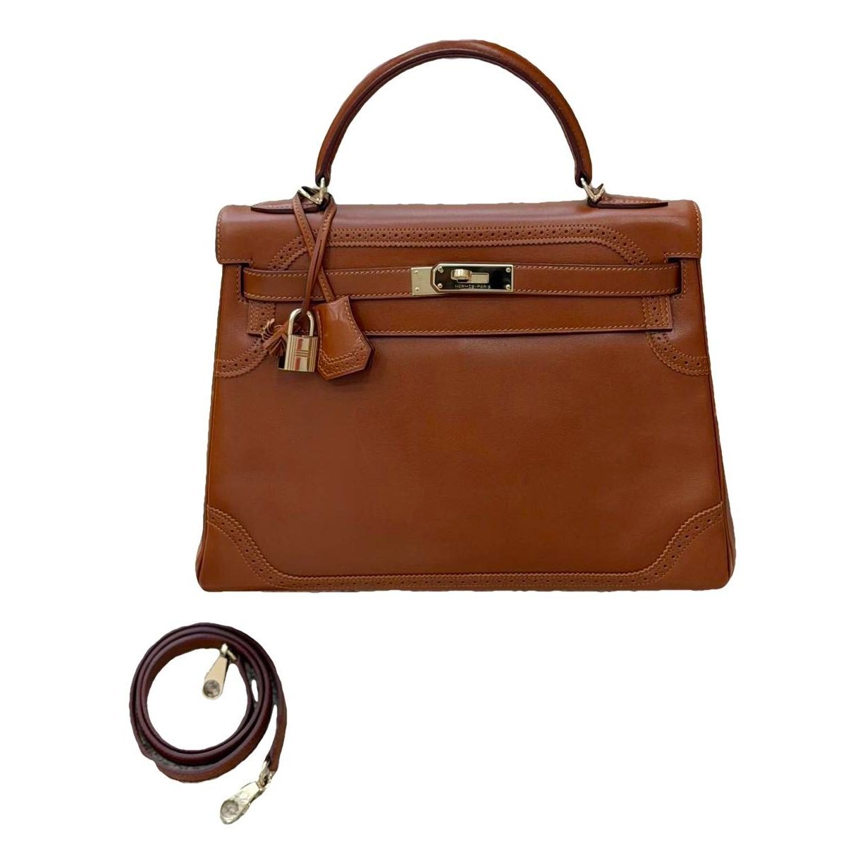 Hermes Kelly 32 Handbag Gold