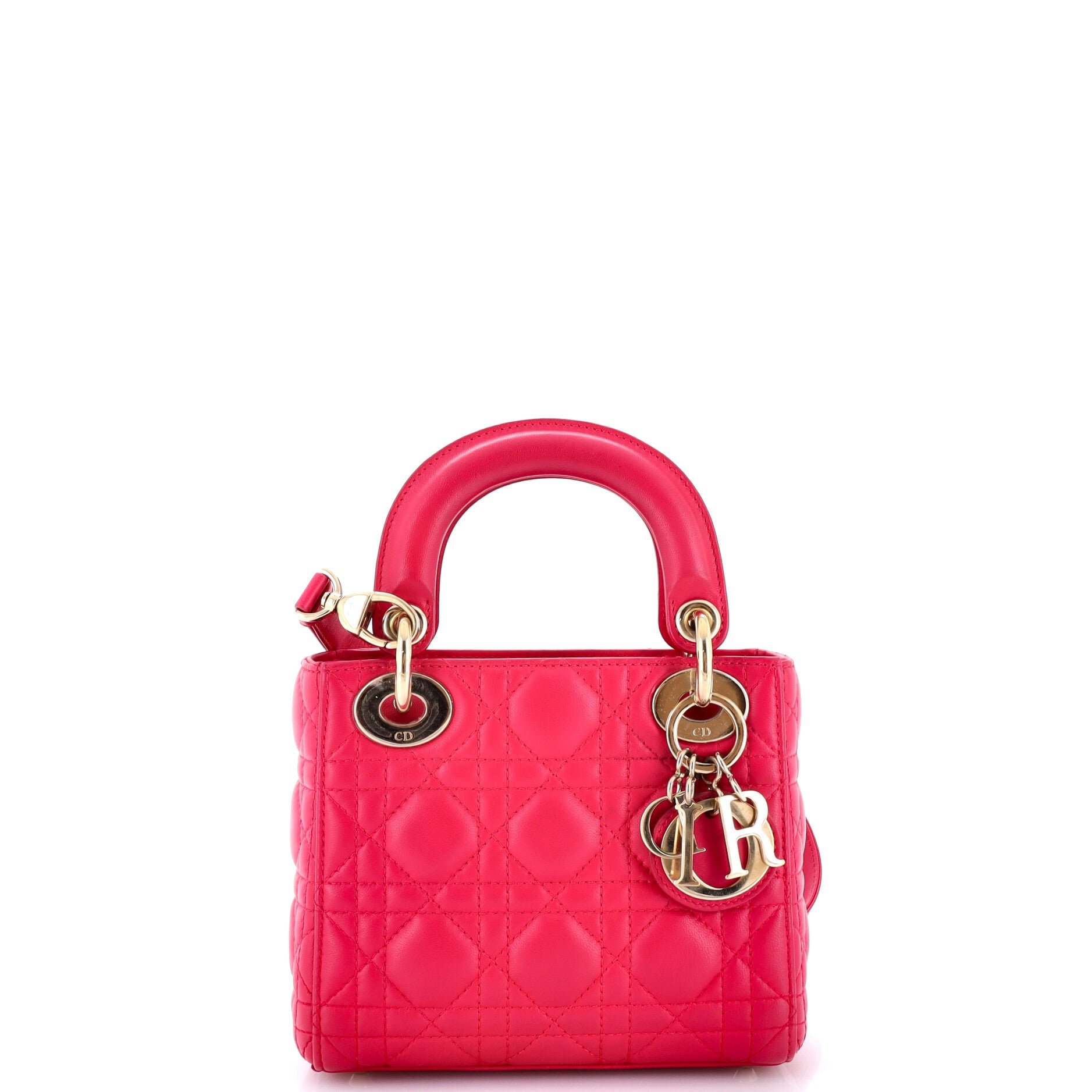 Lady Dior Bag Cannage Quilt Lambskin Mini