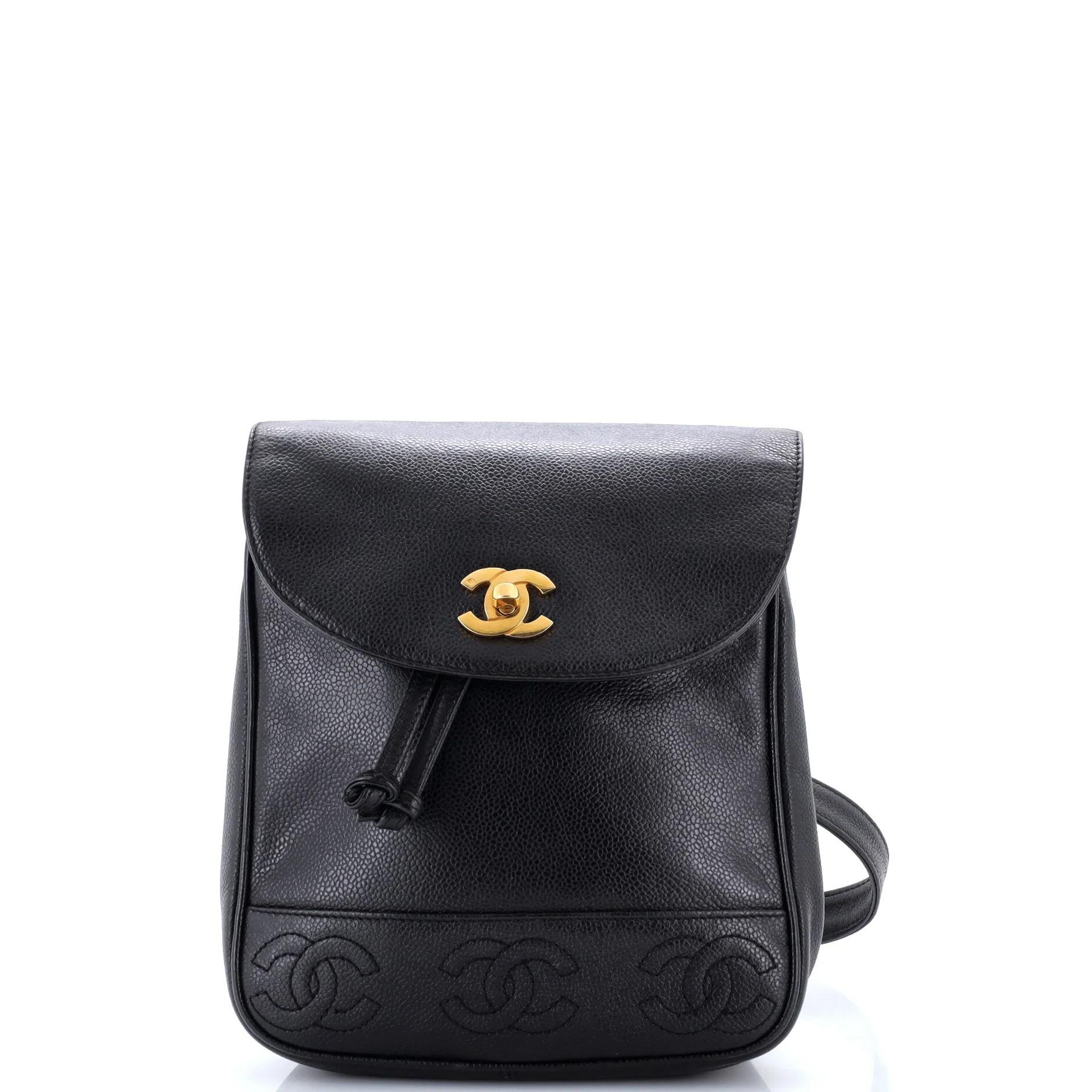 Leather backpack