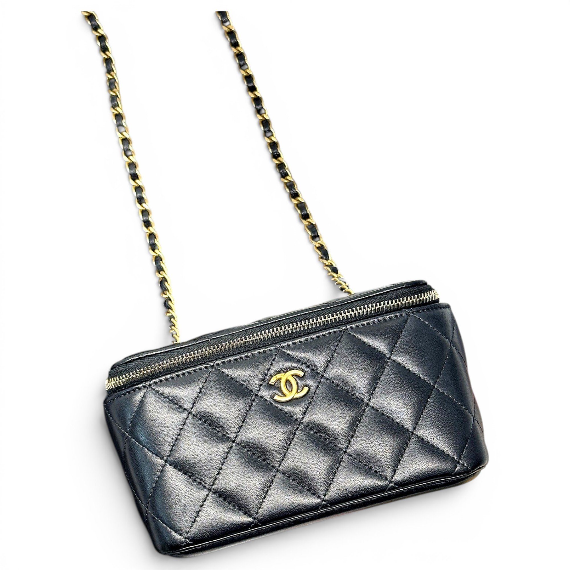 Vanity leather mini bag