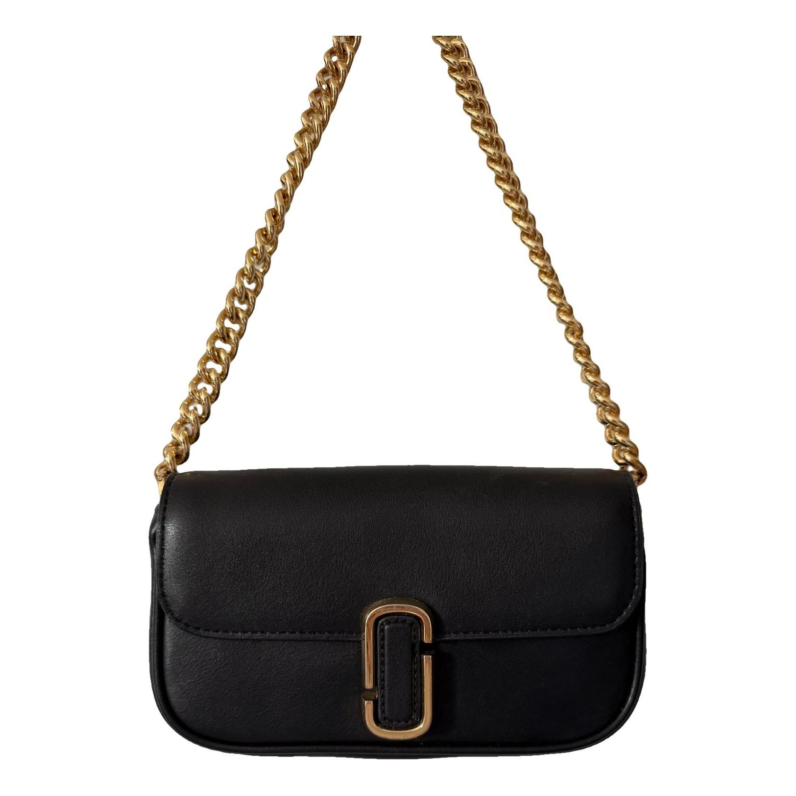 Snapshot leather crossbody bag