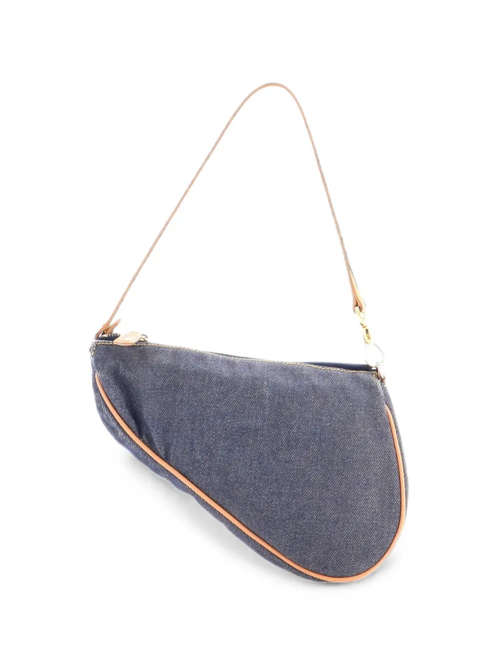 Vintage Saddle Bag Denim Mini clutch bag