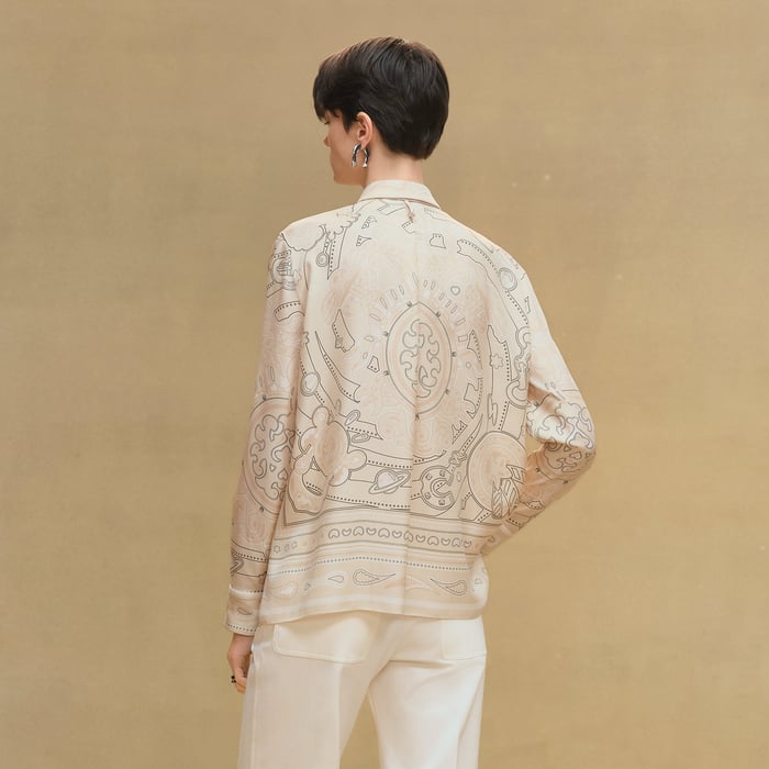 Blanc Perle "Candy Libris Bandana" Classic Shirt