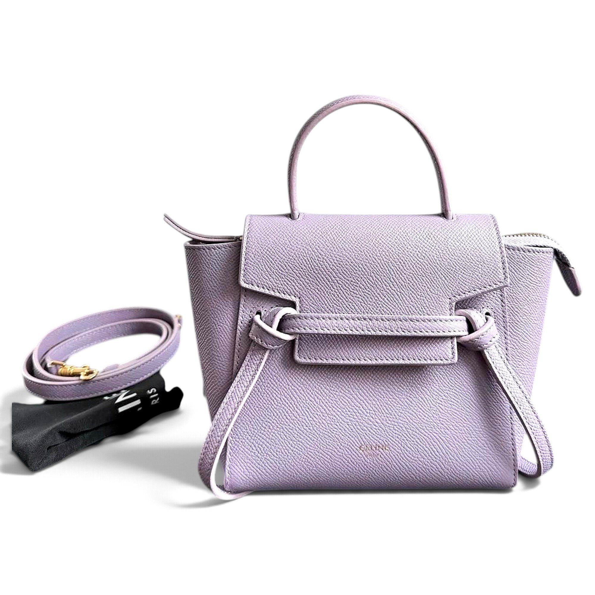 Belt leather mini bag