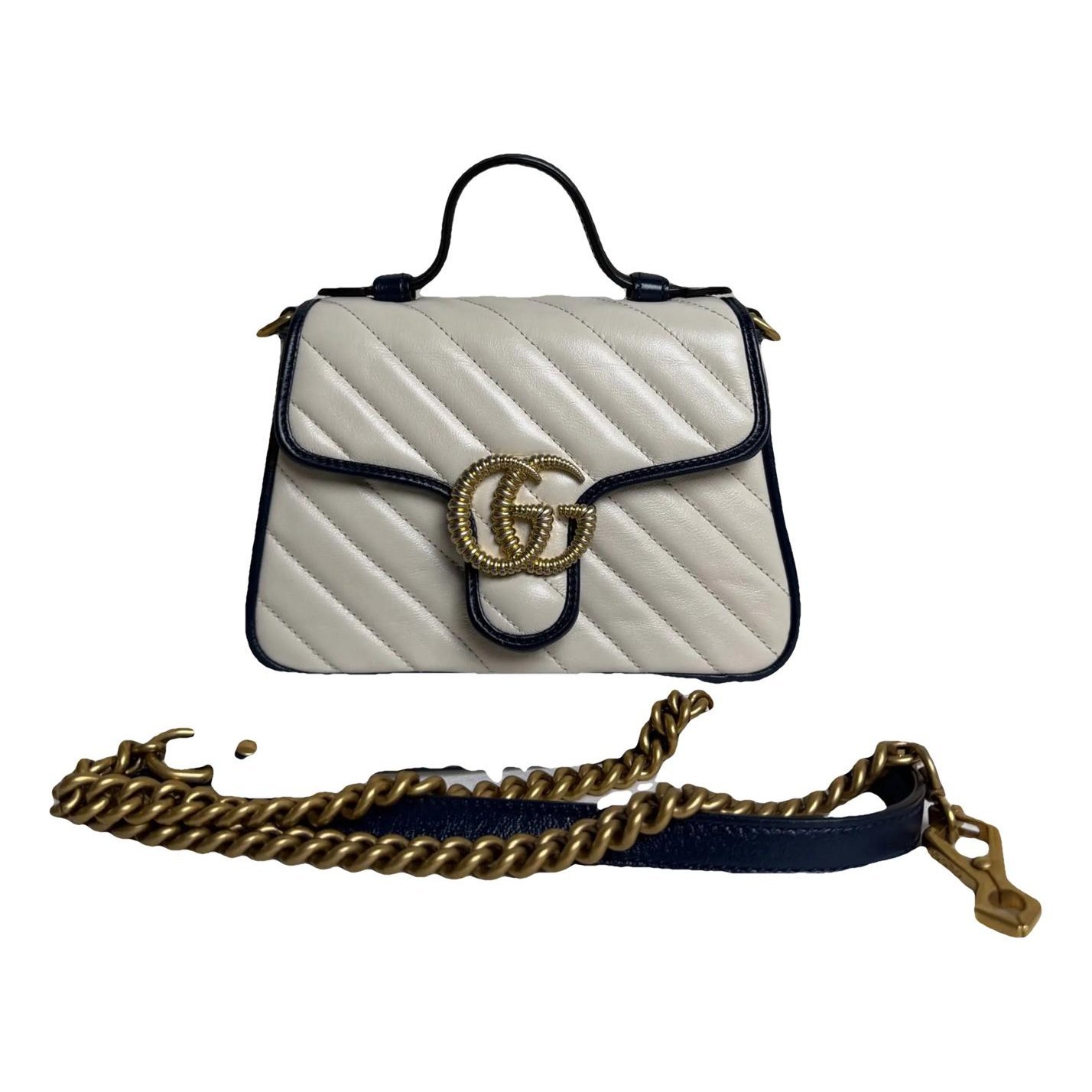 GG Marmont Flap leather crossbody bag
