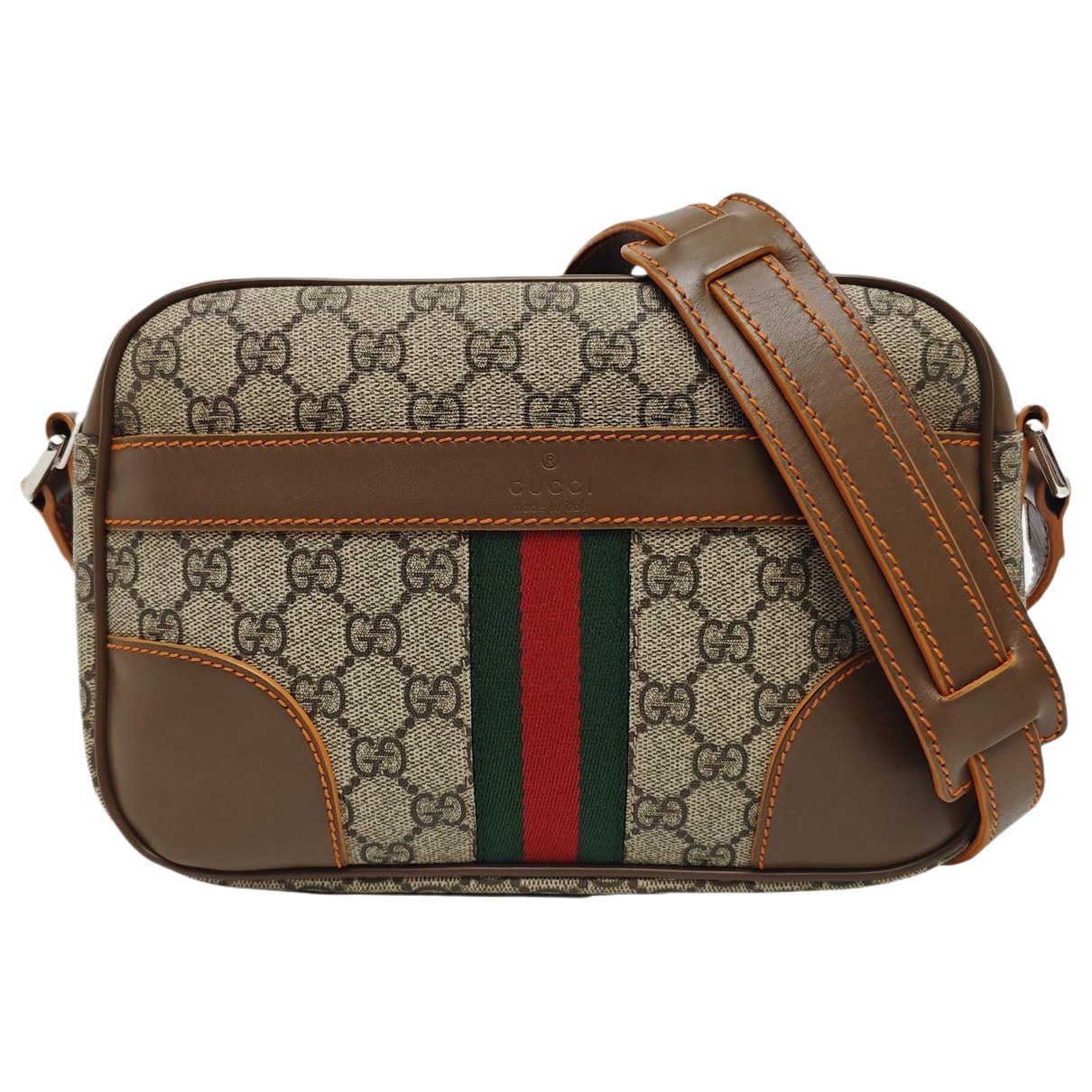 Ophidia leather crossbody bag