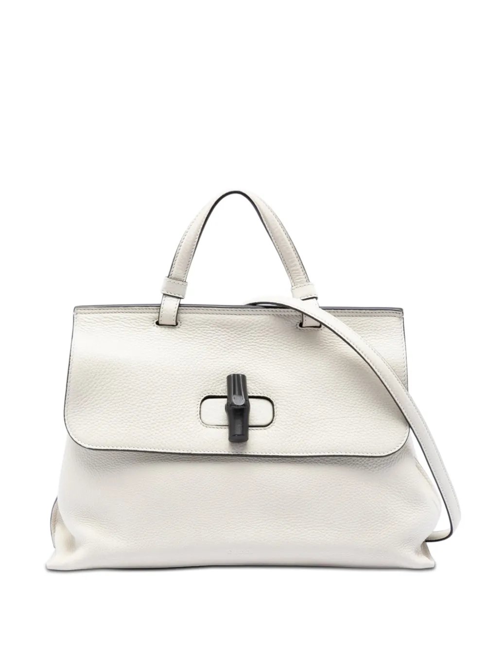 2016-2026 Medium Leather Bamboo Daily satchel