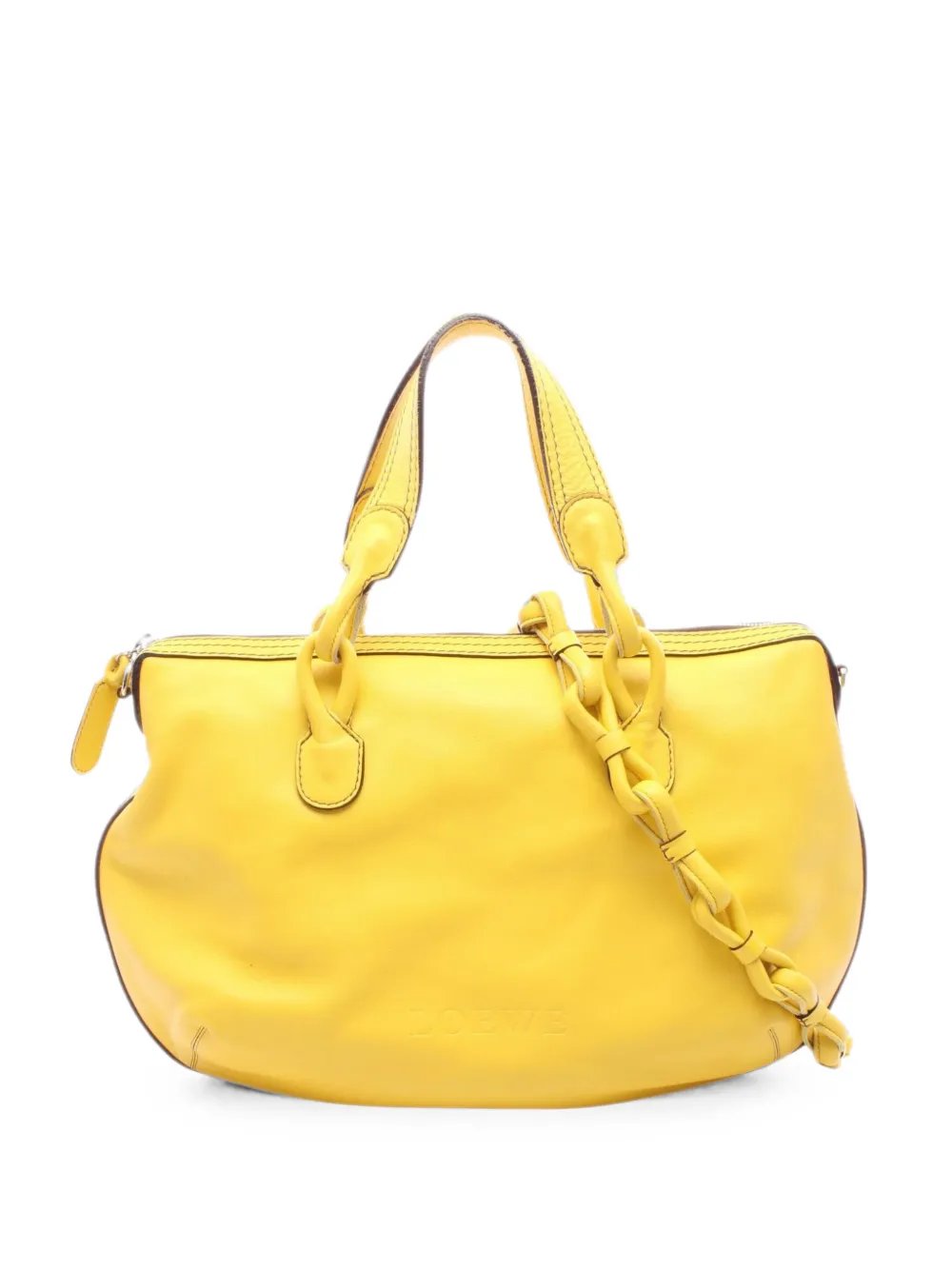 2010s Fiesta leather satchel bag