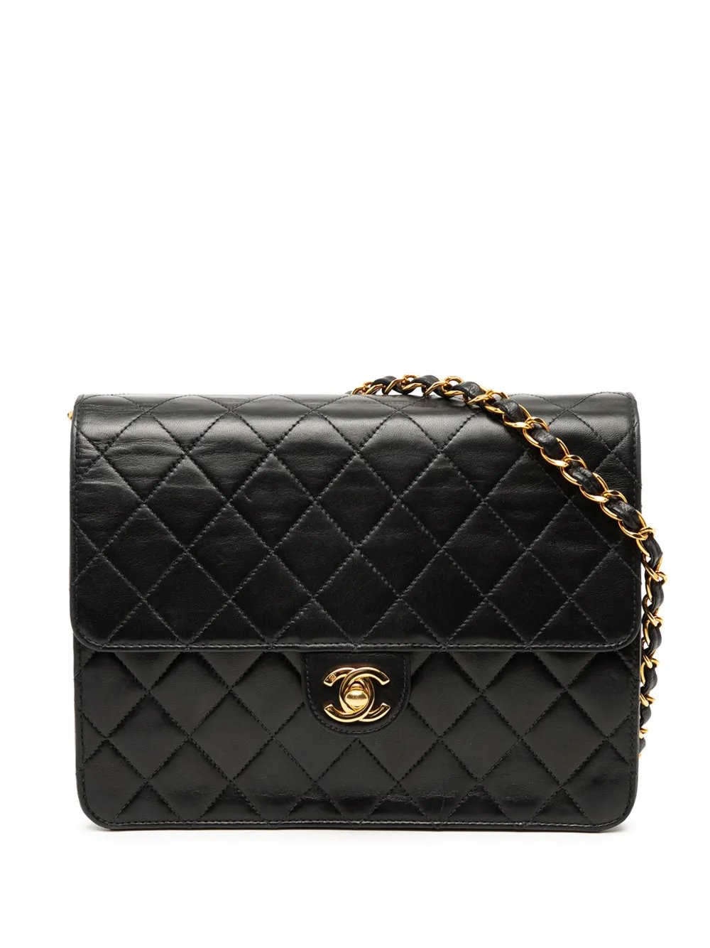 2002-2003 Small CC Quilted Lambskin Single Flap crossbody bag
