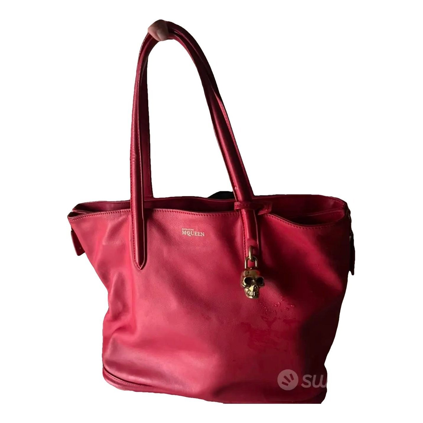 Alexander McQueen Zippé leather handbag