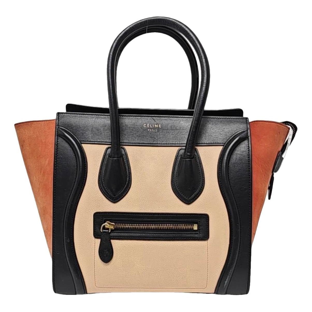 Luggage leather handbag