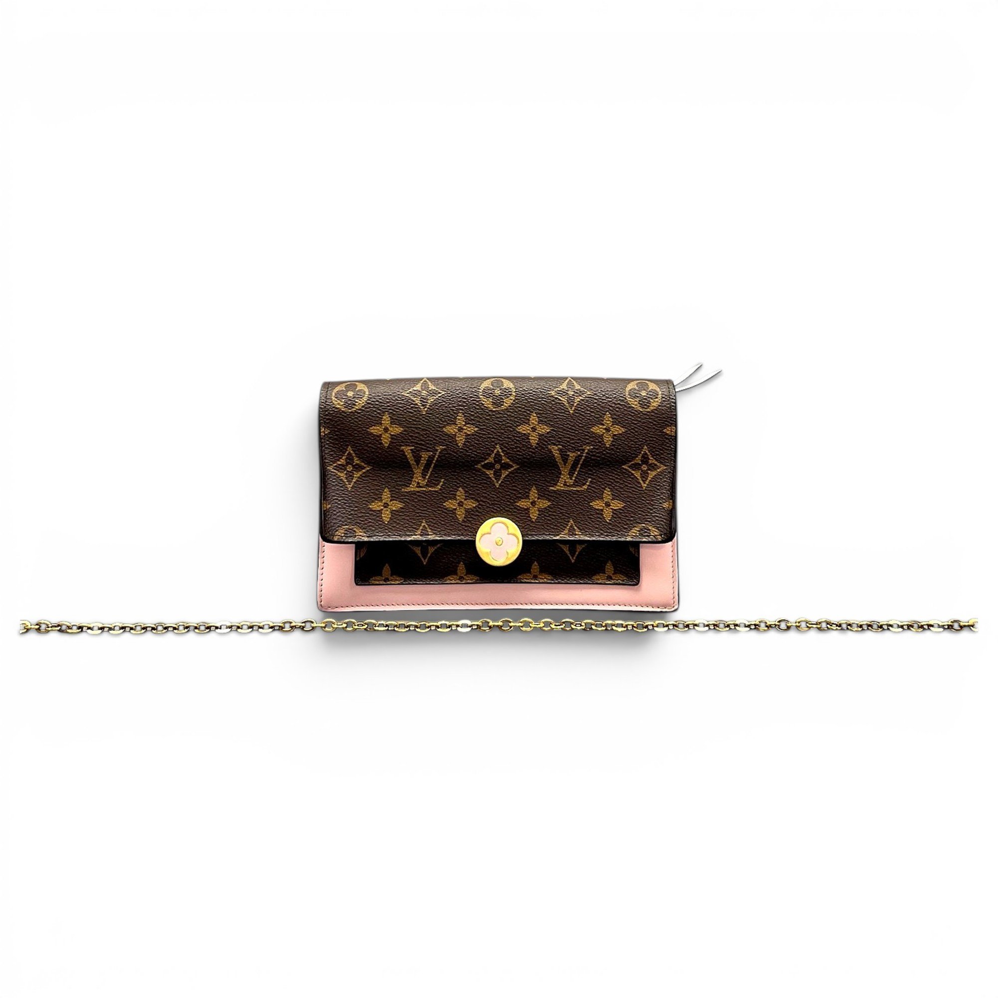 Chaîne Flore leather handbag