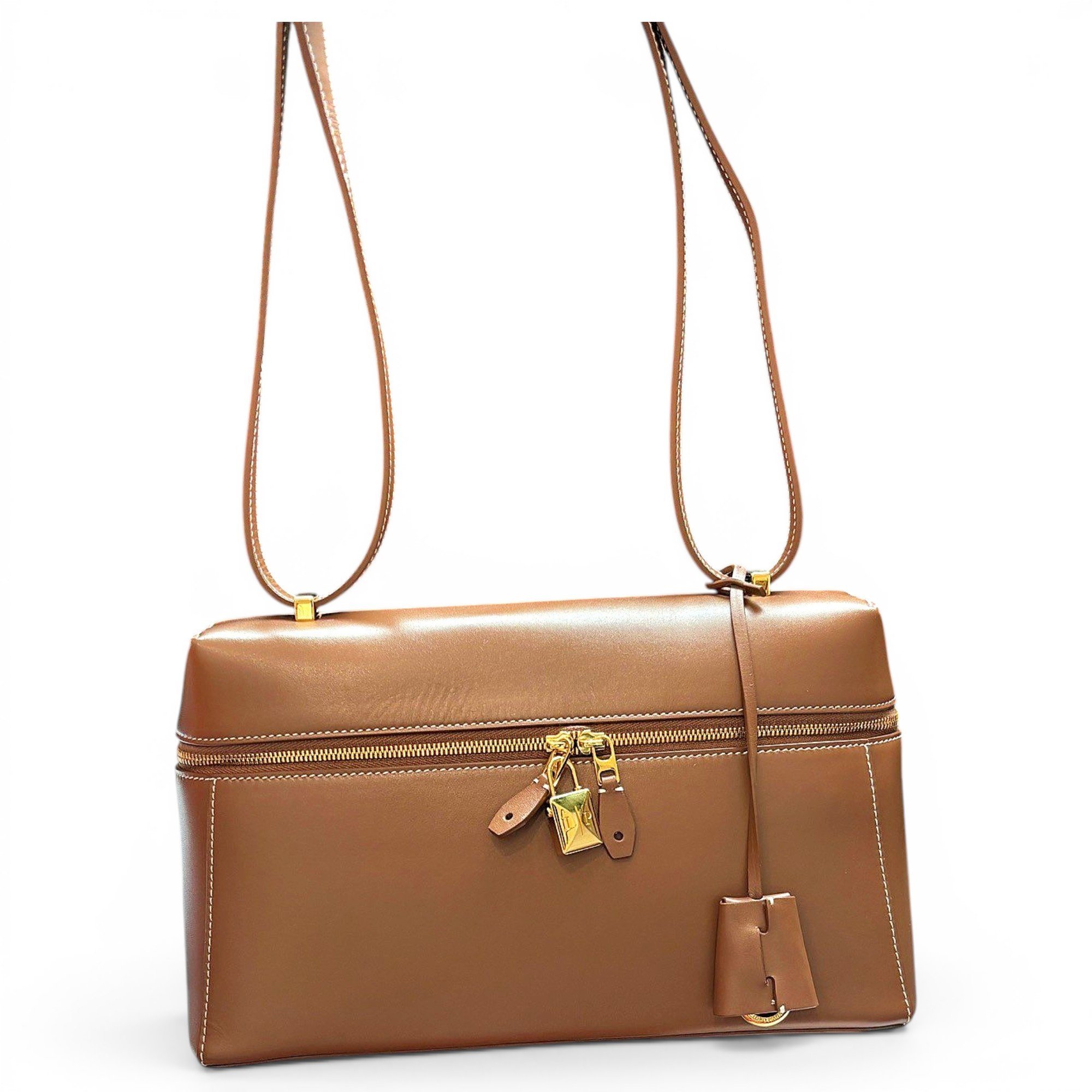 Loro Piana Extra Pocket leather handbag
