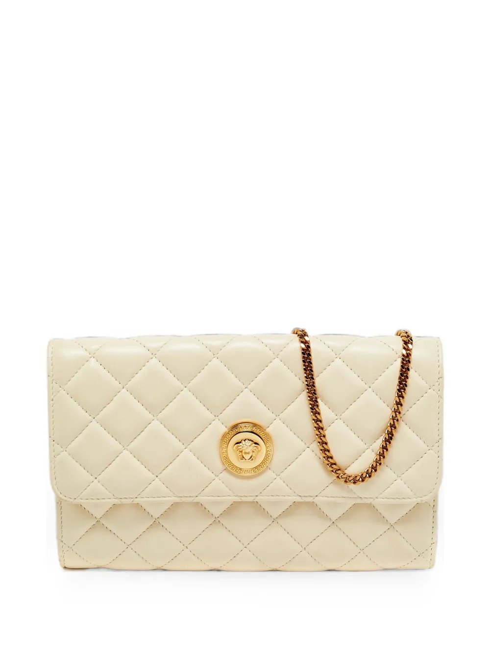 La Medusa quilted clutch bag