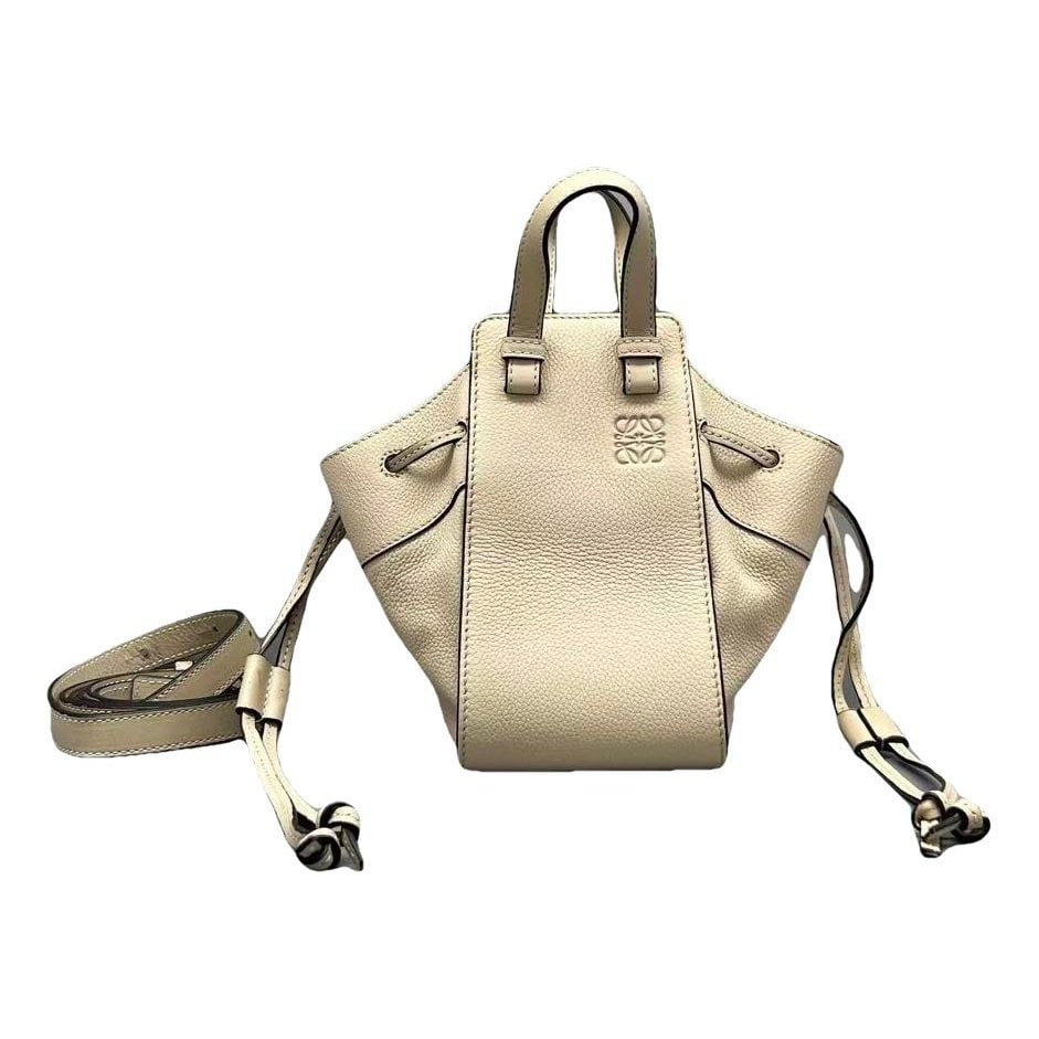 Hammock leather handbag