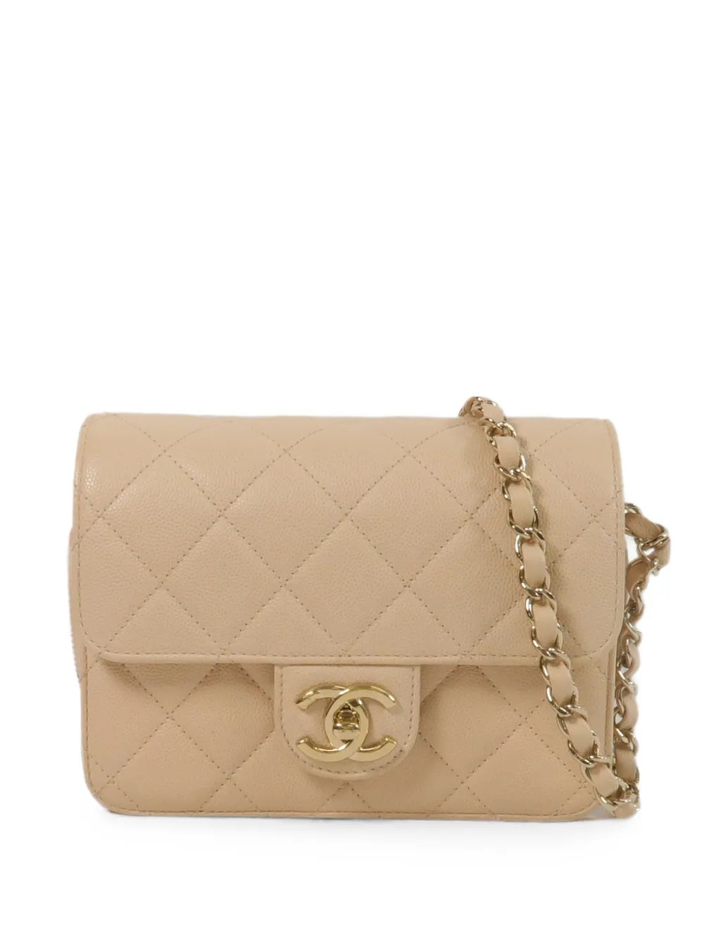 mini CC turn-lock crossbody bag