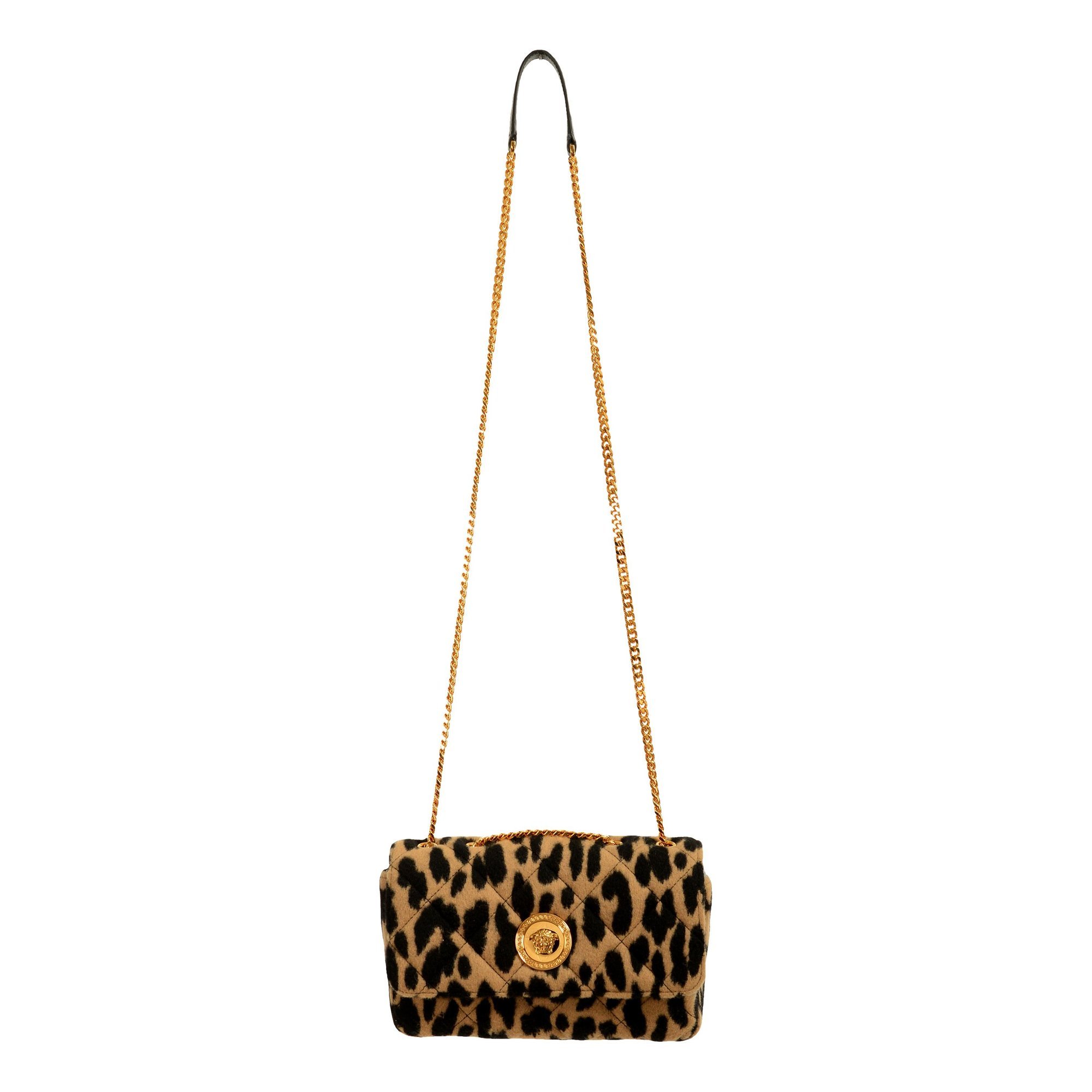 Versace La Medusa wool handbag